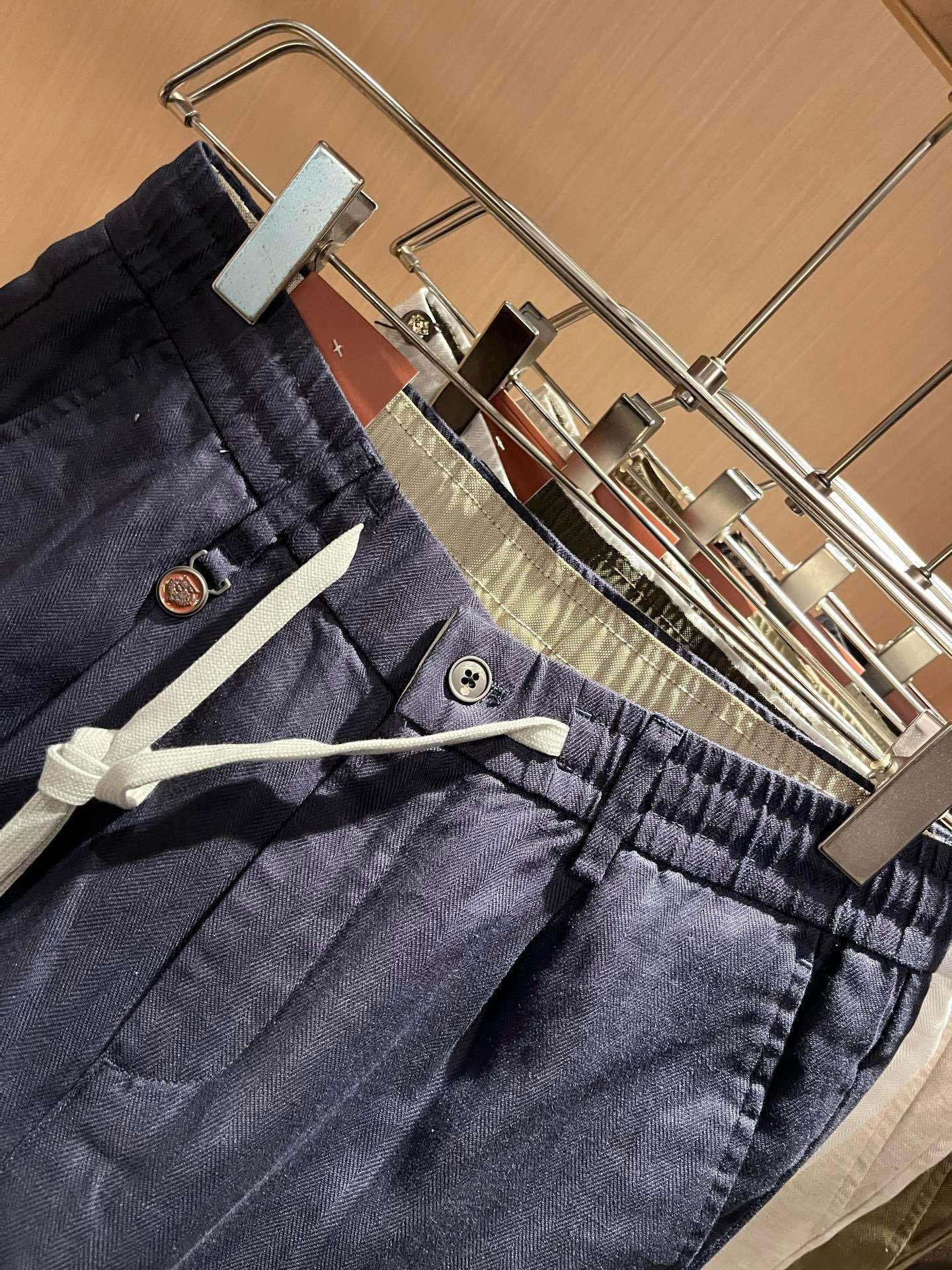 Loro Piana诺悠翩雅 2026春夏新品男士棉麻休闲裤，最新的贸易订单全品相！！网红款！上身舒适透