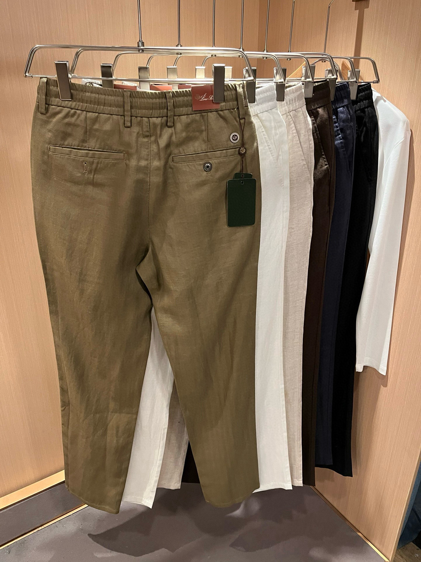 Loro Piana诺悠翩雅 2026春夏新品男士棉麻休闲裤，最新的贸易订单全品相！！网红款！上身舒适透