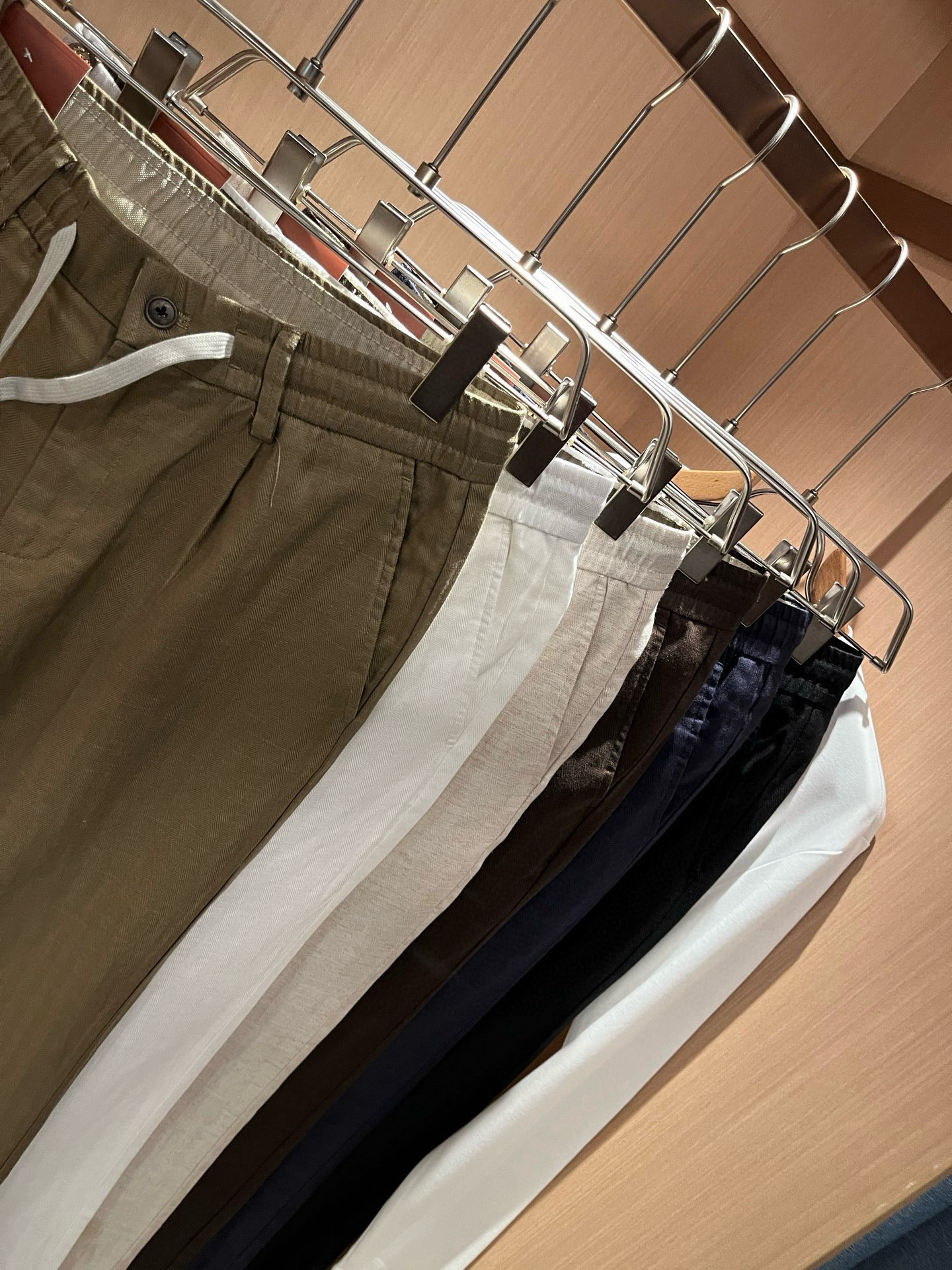 Loro Piana诺悠翩雅 2026春夏新品男士棉麻休闲裤，最新的贸易订单全品相！！网红款！上身舒适透