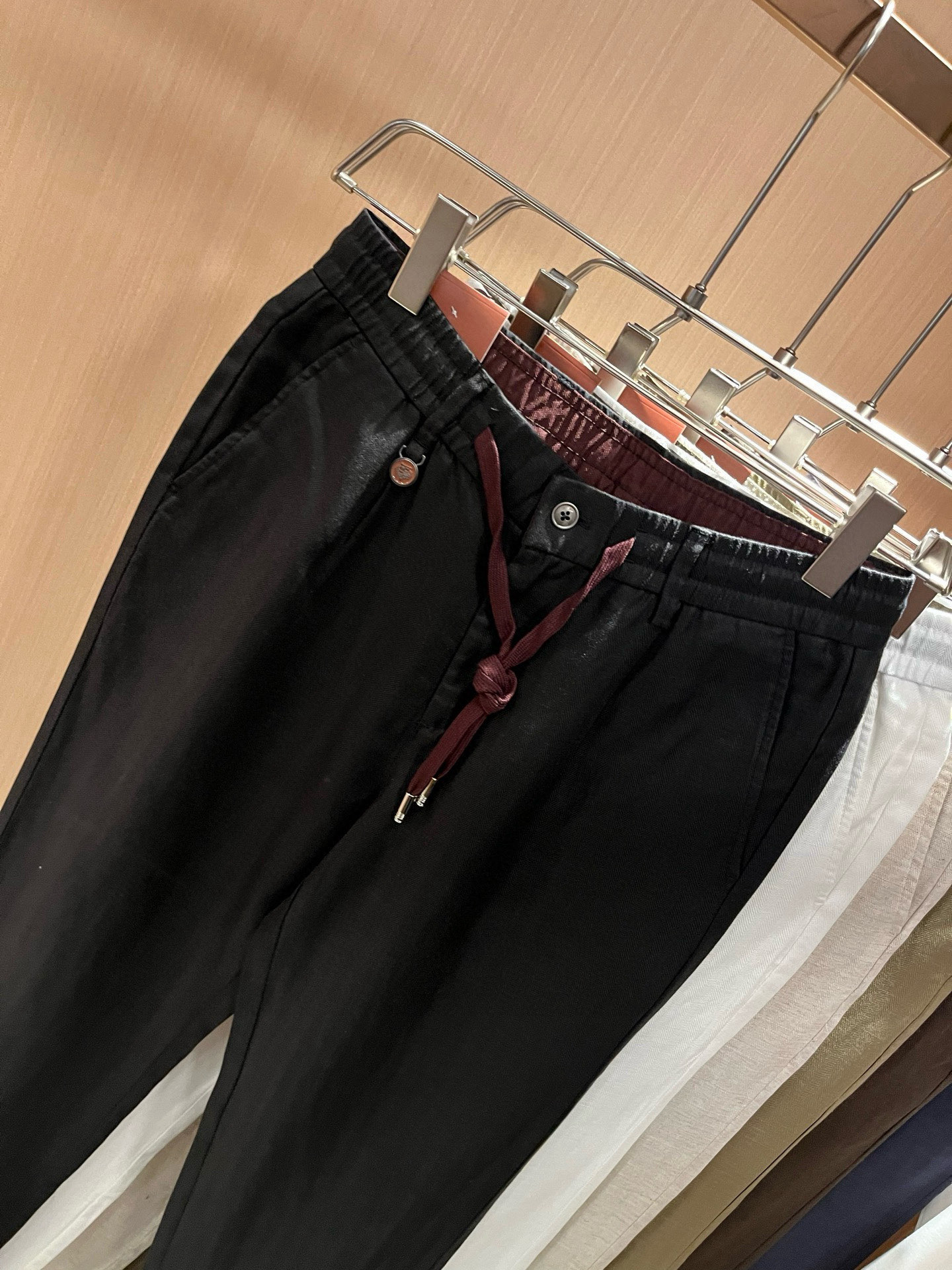 Loro Piana诺悠翩雅 2026春夏新品男士棉麻休闲裤，最新的贸易订单全品相！！网红款！上身舒适透