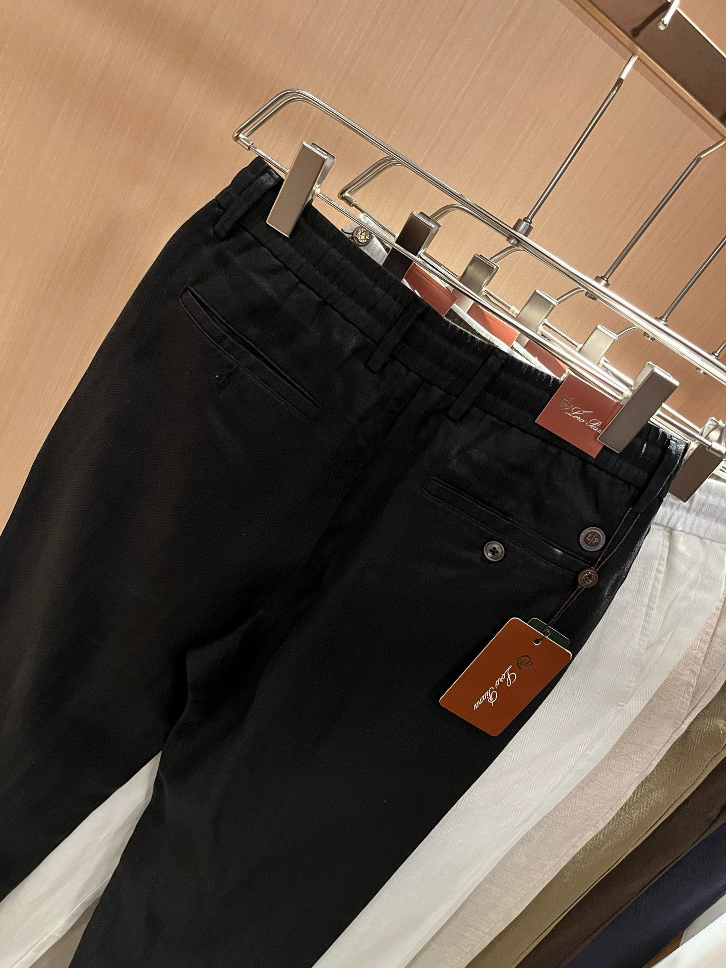 Loro Piana诺悠翩雅 2026春夏新品男士棉麻休闲裤，最新的贸易订单全品相！！网红款！上身舒适透