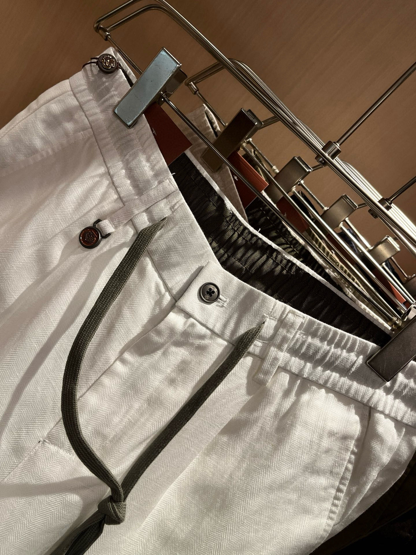 Loro Piana诺悠翩雅 2026春夏新品男士棉麻休闲裤，最新的贸易订单全品相！！网红款！上身舒适透