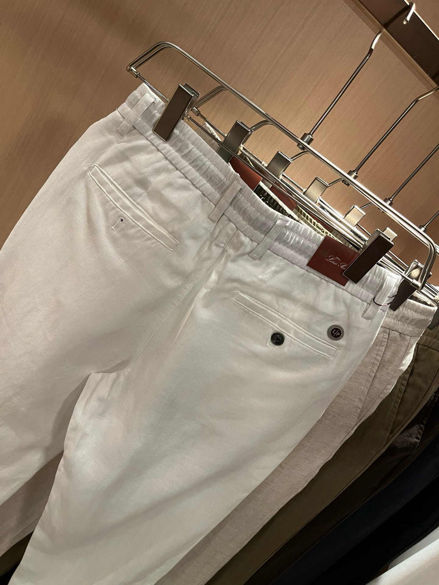 Loro Piana诺悠翩雅 2026春夏新品男士棉麻休闲裤，最新的贸易订单全品相！！网红款！上身舒适透