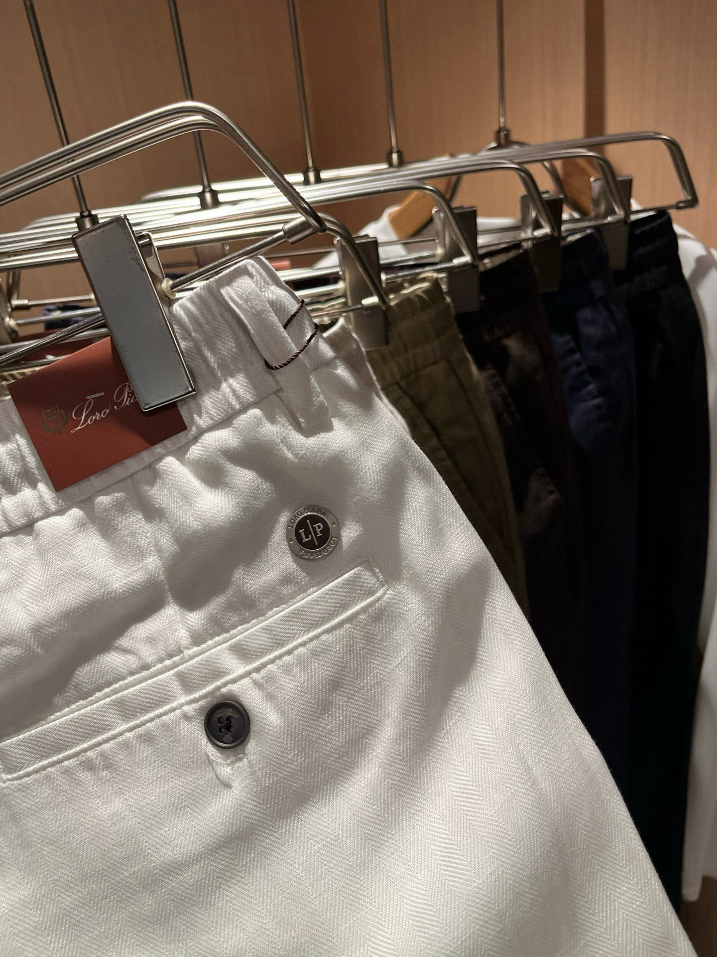 Loro Piana诺悠翩雅 2026春夏新品男士棉麻休闲裤，最新的贸易订单全品相！！网红款！上身舒适透