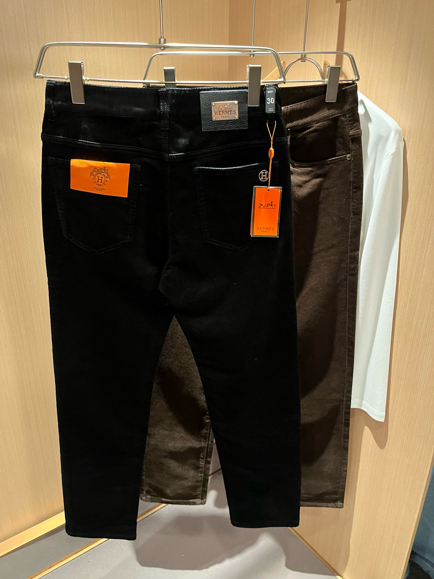 HERM*S 爱*仕 2026秋冬男士高端灯芯绒休闲裤 海外贸易公司渠道订单 ！男士休闲修身直筒休闲裤！