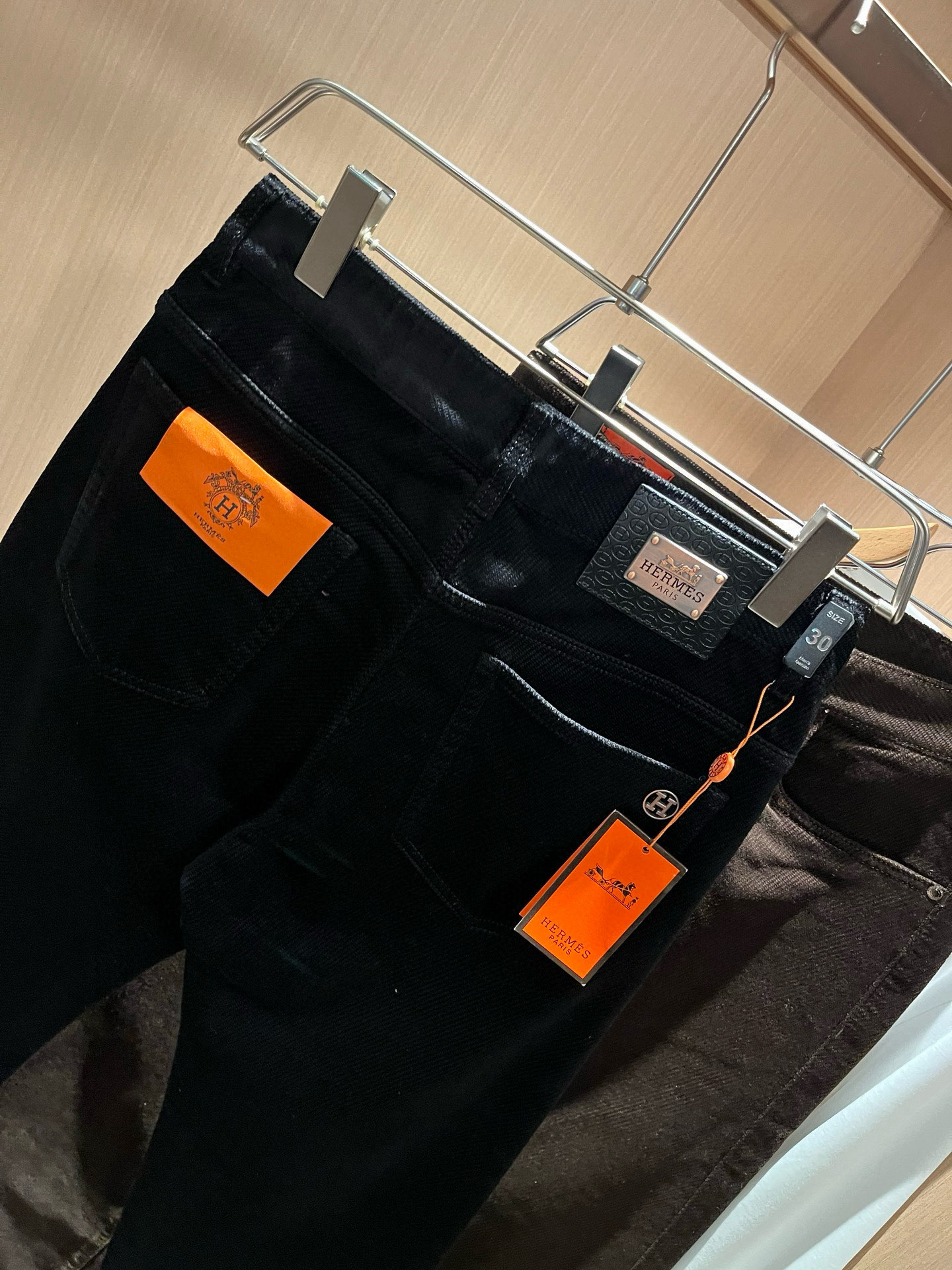 HERM*S 爱*仕 2026秋冬男士高端灯芯绒休闲裤 海外贸易公司渠道订单 ！男士休闲修身直筒休闲裤！