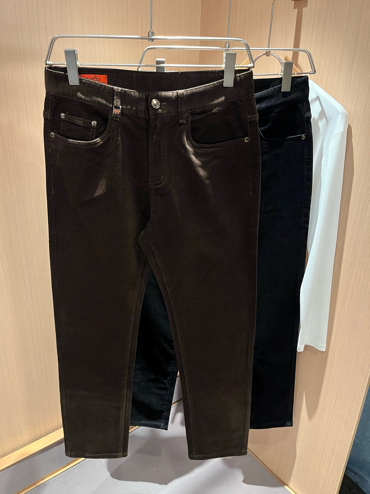 HERM*S 爱*仕 2026秋冬男士高端灯芯绒休闲裤 海外贸易公司渠道订单 ！男士休闲修身直筒休闲裤！