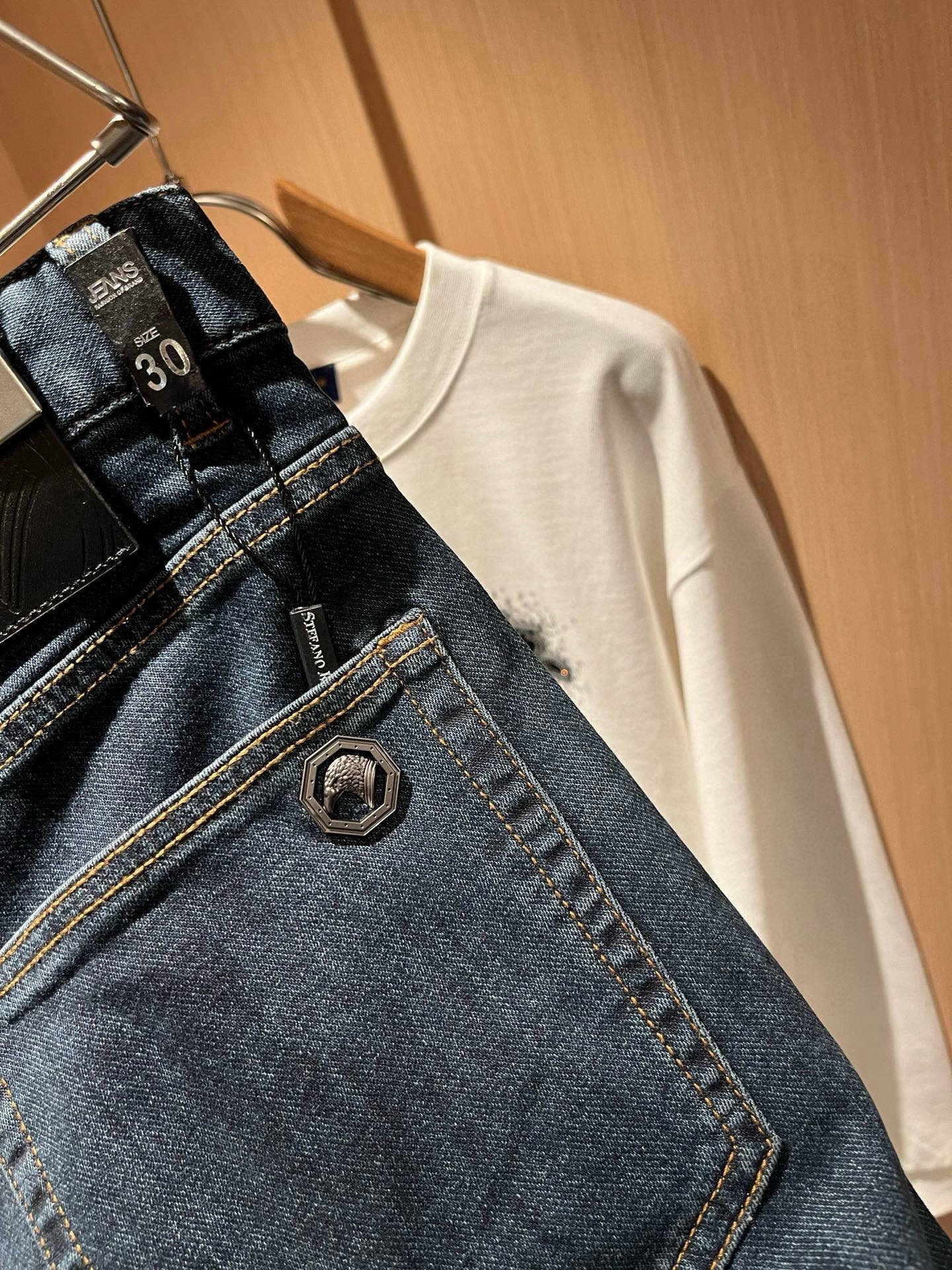 STEFANO RIC*I/史蒂芬.尼治 2026春夏男士原单休闲牛仔裤，重磅推荐！品质“牛啤” 此款所