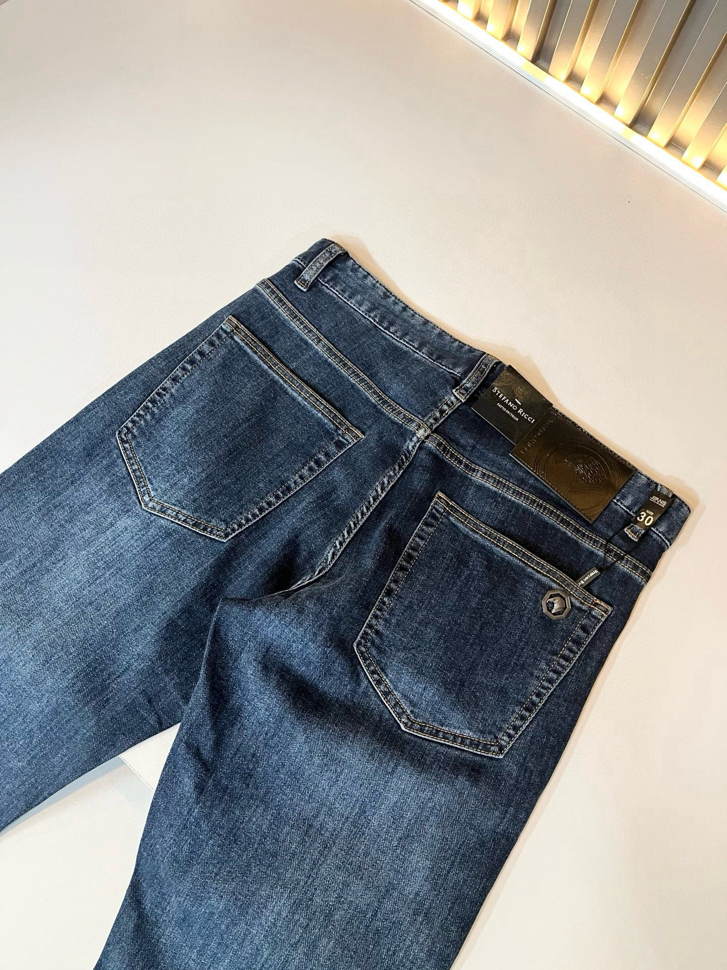 STEFANO RIC*I/史蒂芬.尼治 2026春夏男士原单休闲牛仔裤，重磅推荐！品质“牛啤” 此款所