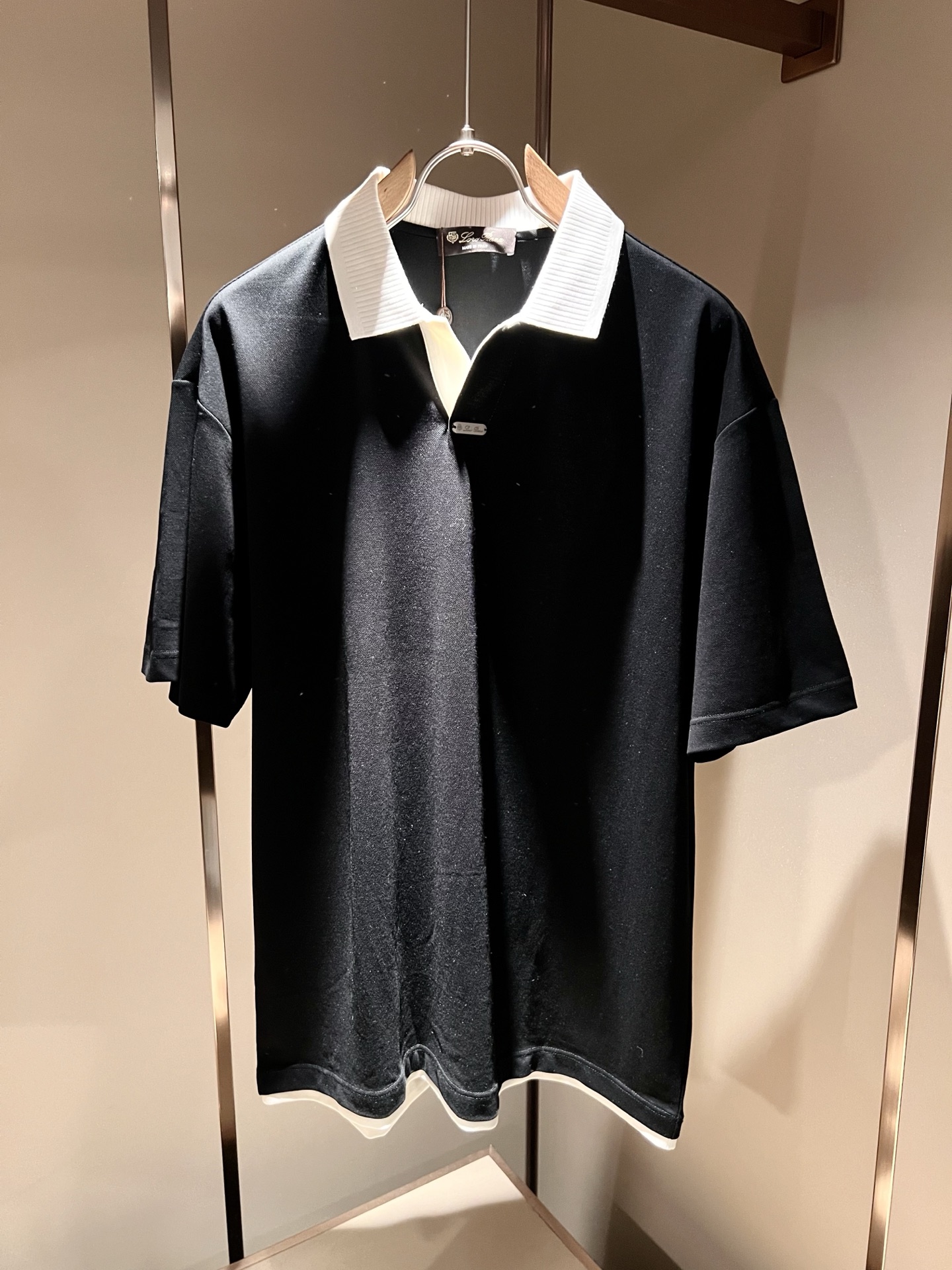 Loro Piana诺悠翩雅 2026春夏男士最新的贸易订单短袖Polo衫，全品相！！定制珠地纯棉面料！