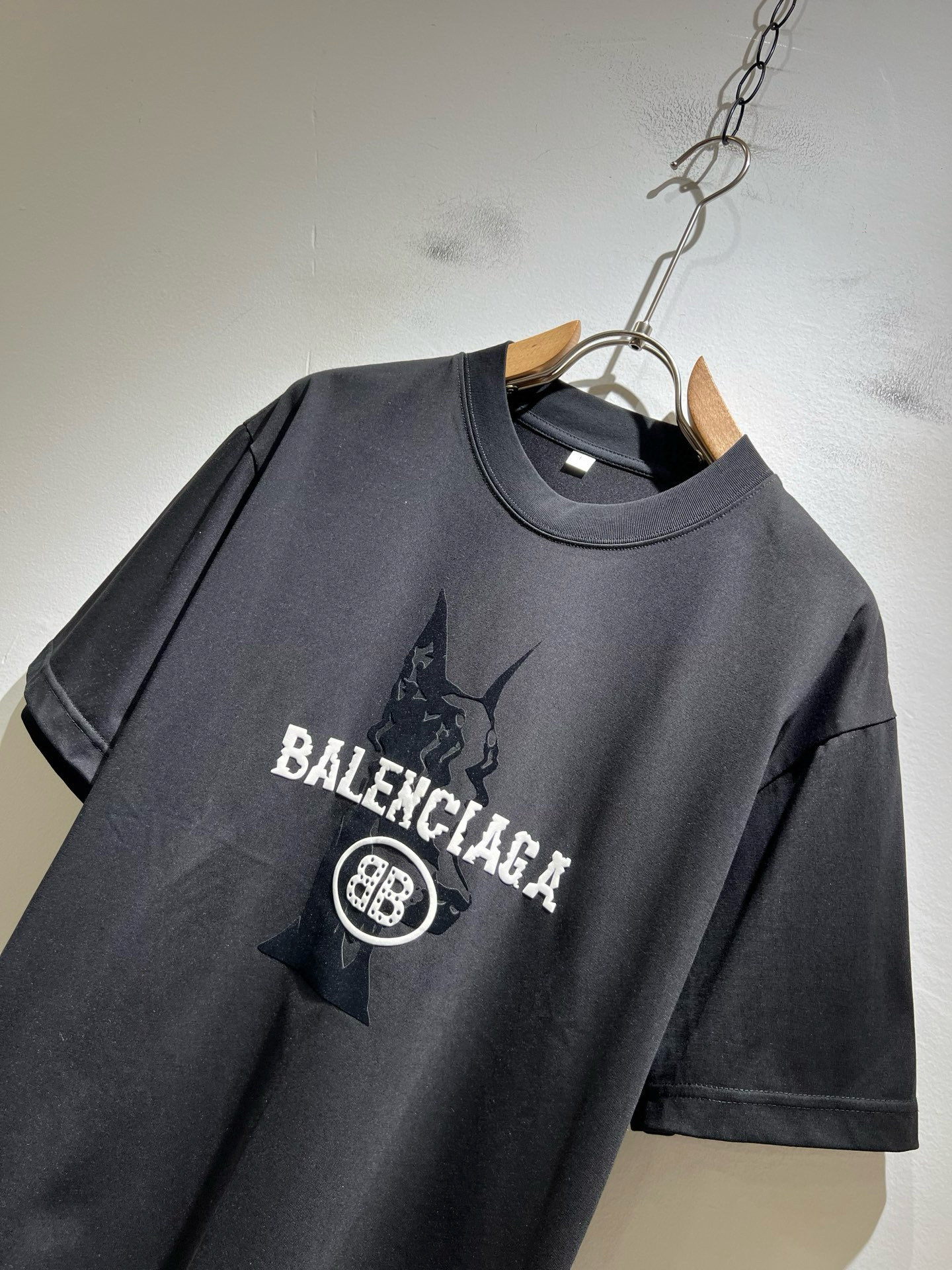 BALENCI*GA巴黎*家 2026春夏新款男女同款👫短袖T恤！走秀图案印花时尚休闲短袖T恤衫！设计l