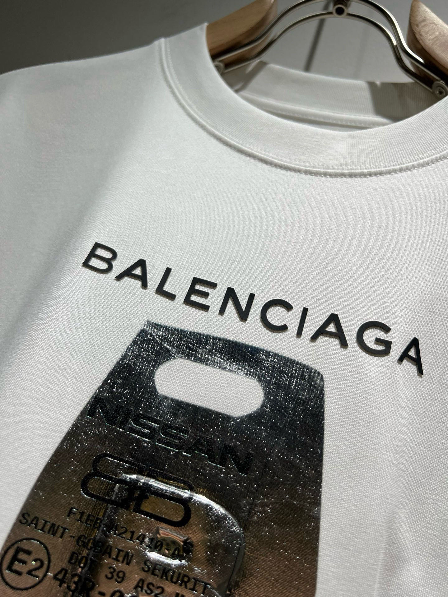 BALENCI*GA巴黎*家 2026春夏新款男女同款👫短袖T恤！走秀图案印花时尚休闲短袖T恤衫！设计l
