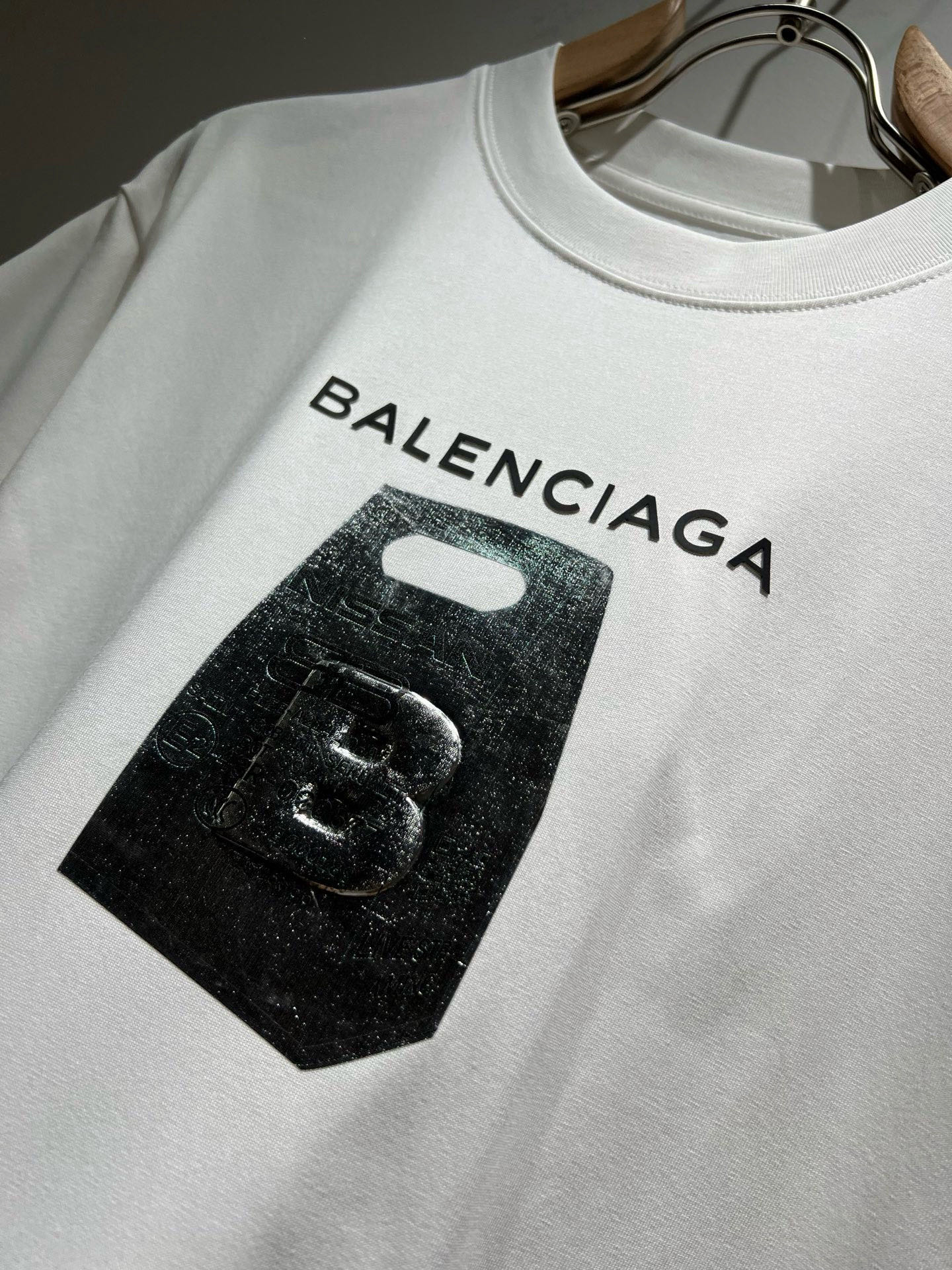 BALENCI*GA巴黎*家 2026春夏新款男女同款👫短袖T恤！走秀图案印花时尚休闲短袖T恤衫！设计l