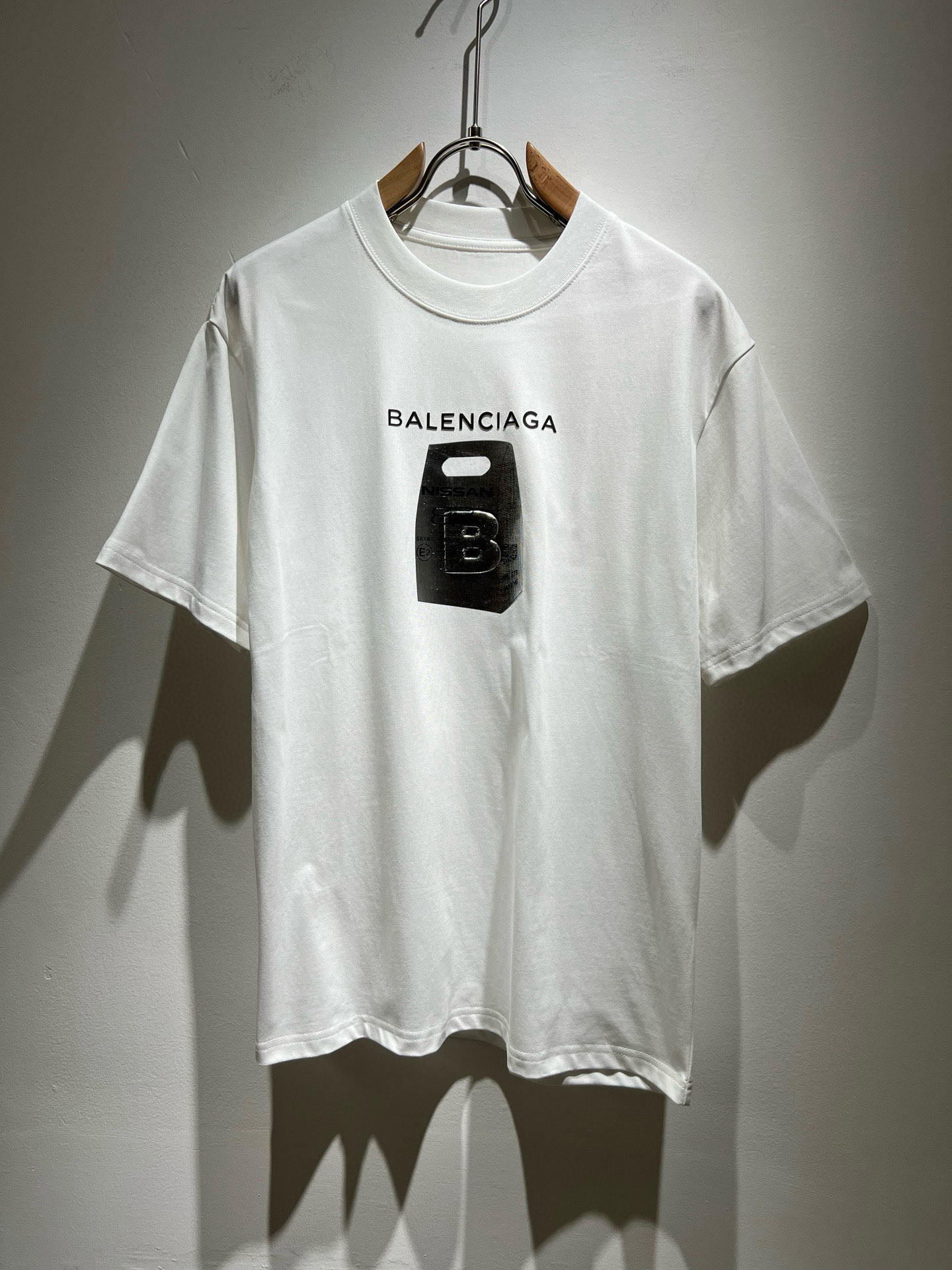 BALENCI*GA巴黎*家 2026春夏新款男女同款👫短袖T恤！走秀图案印花时尚休闲短袖T恤衫！设计l
