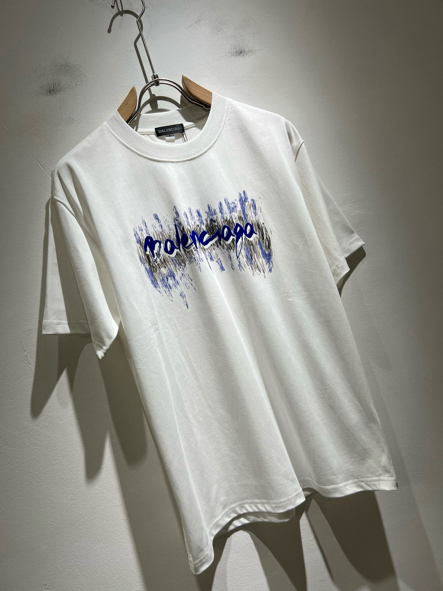 BALENCI*GA巴黎*家 2026春夏新款男女同款👫短袖T恤！走秀图案印花时尚休闲短袖T恤衫！设计l