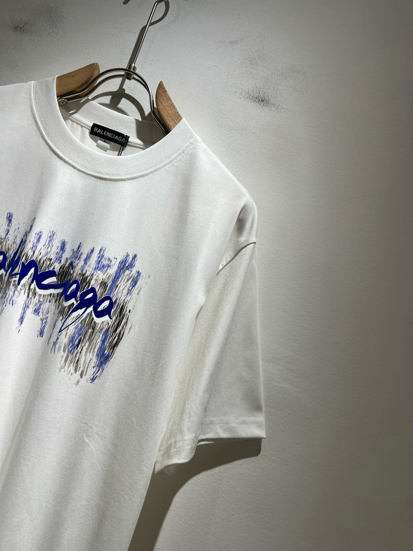 BALENCI*GA巴黎*家 2026春夏新款男女同款👫短袖T恤！走秀图案印花时尚休闲短袖T恤衫！设计l