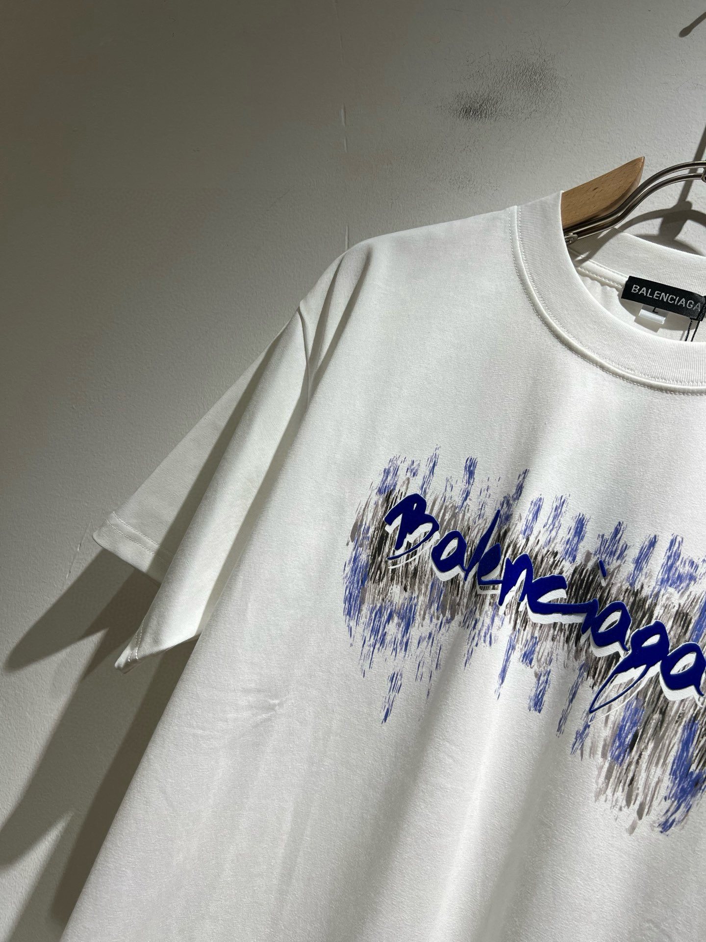 BALENCI*GA巴黎*家 2026春夏新款男女同款👫短袖T恤！走秀图案印花时尚休闲短袖T恤衫！设计l