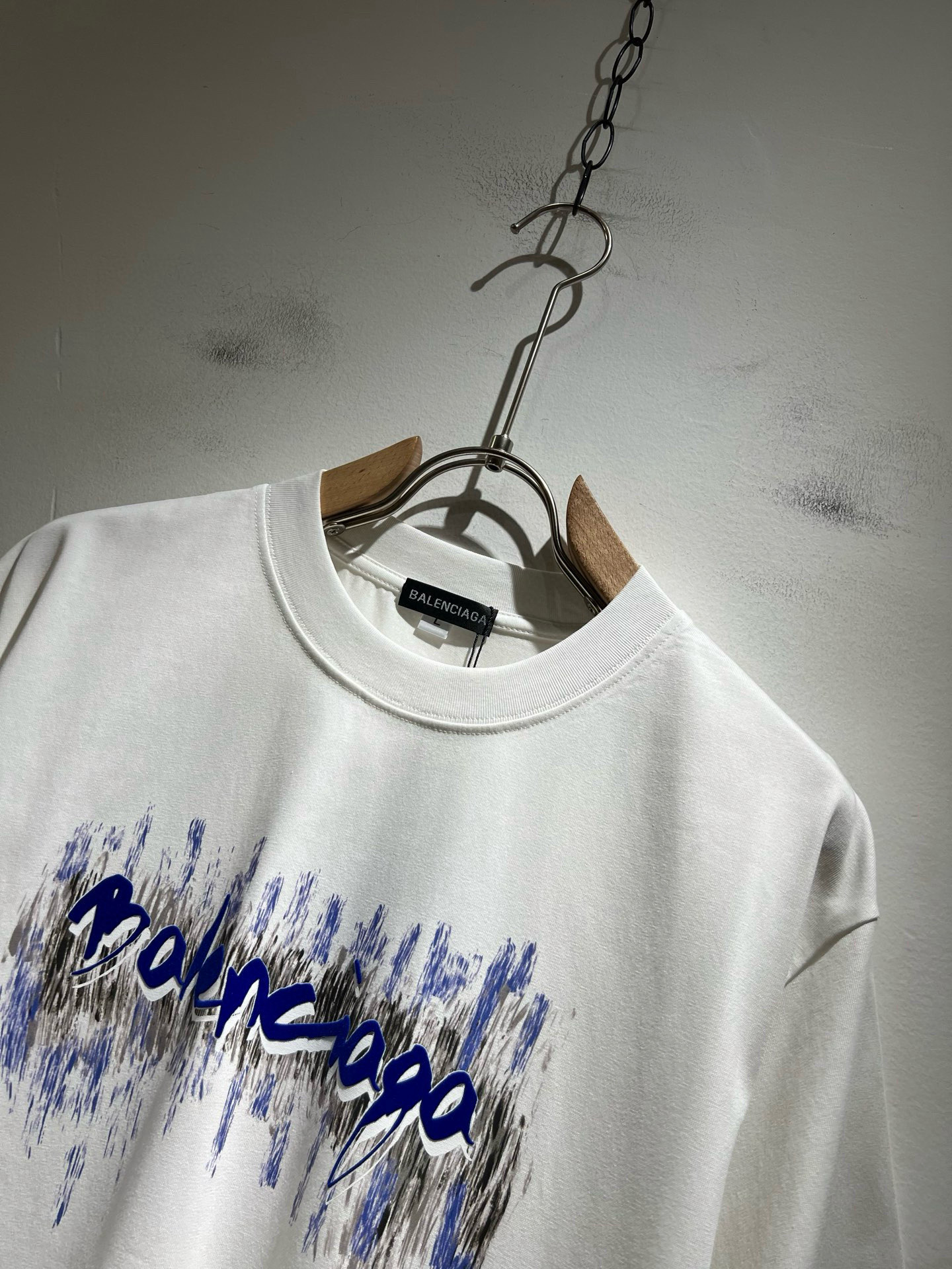 BALENCI*GA巴黎*家 2026春夏新款男女同款👫短袖T恤！走秀图案印花时尚休闲短袖T恤衫！设计l
