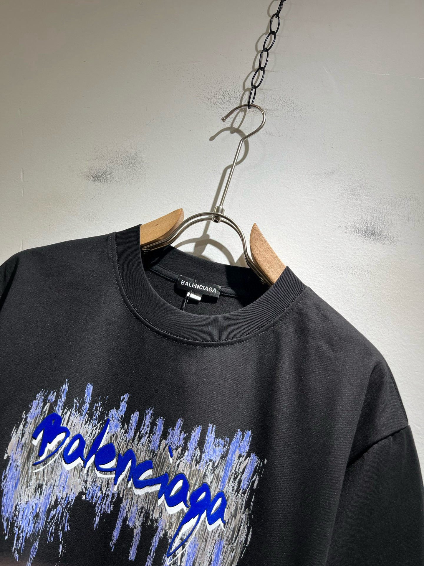 BALENCI*GA巴黎*家 2026春夏新款男女同款👫短袖T恤！走秀图案印花时尚休闲短袖T恤衫！设计l