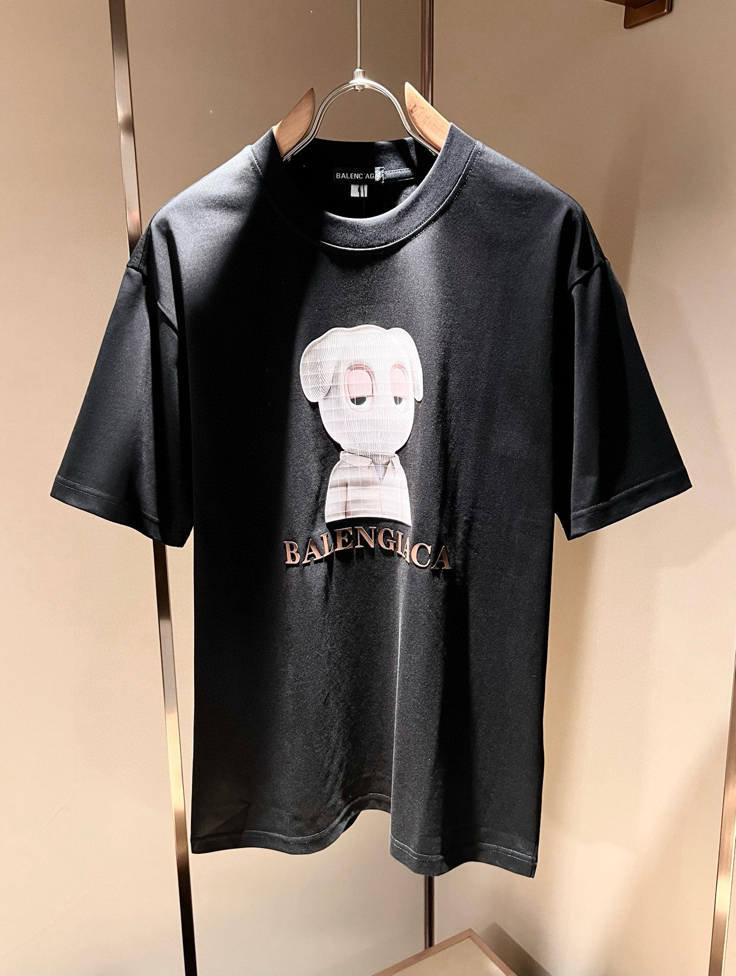 BALENCI*GA巴黎*家 2026春夏新款男女同款👫短袖T恤！走秀图案印花时尚休闲短袖T恤衫！设计l