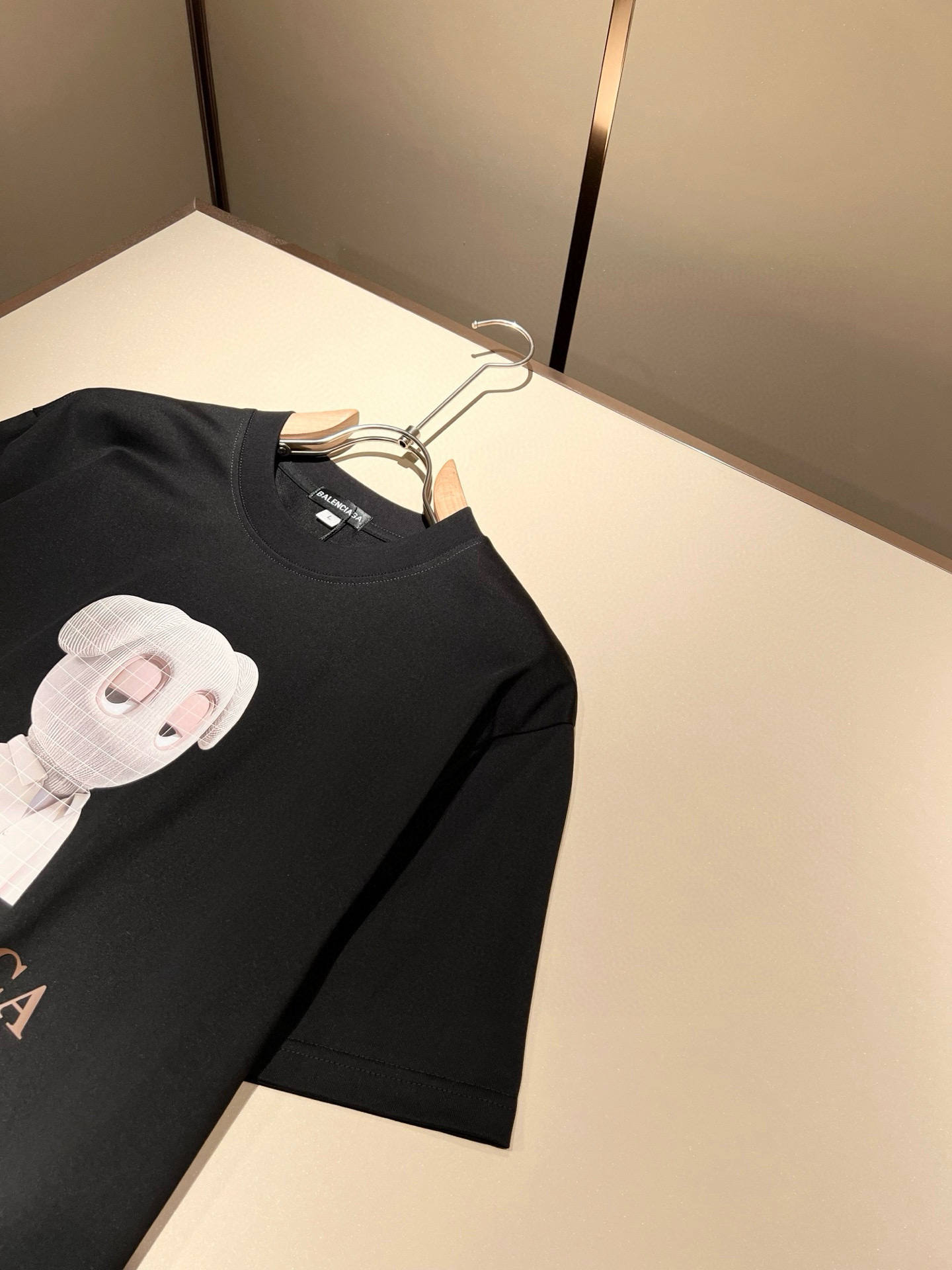 BALENCI*GA巴黎*家 2026春夏新款男女同款👫短袖T恤！走秀图案印花时尚休闲短袖T恤衫！设计l