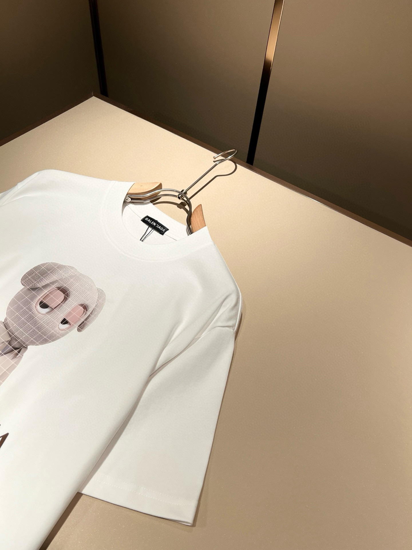 BALENCI*GA巴黎*家 2026春夏新款男女同款👫短袖T恤！走秀图案印花时尚休闲短袖T恤衫！设计l