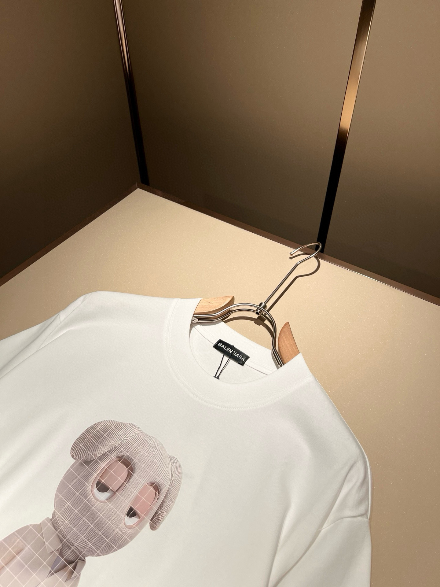 BALENCI*GA巴黎*家 2026春夏新款男女同款👫短袖T恤！走秀图案印花时尚休闲短袖T恤衫！设计l