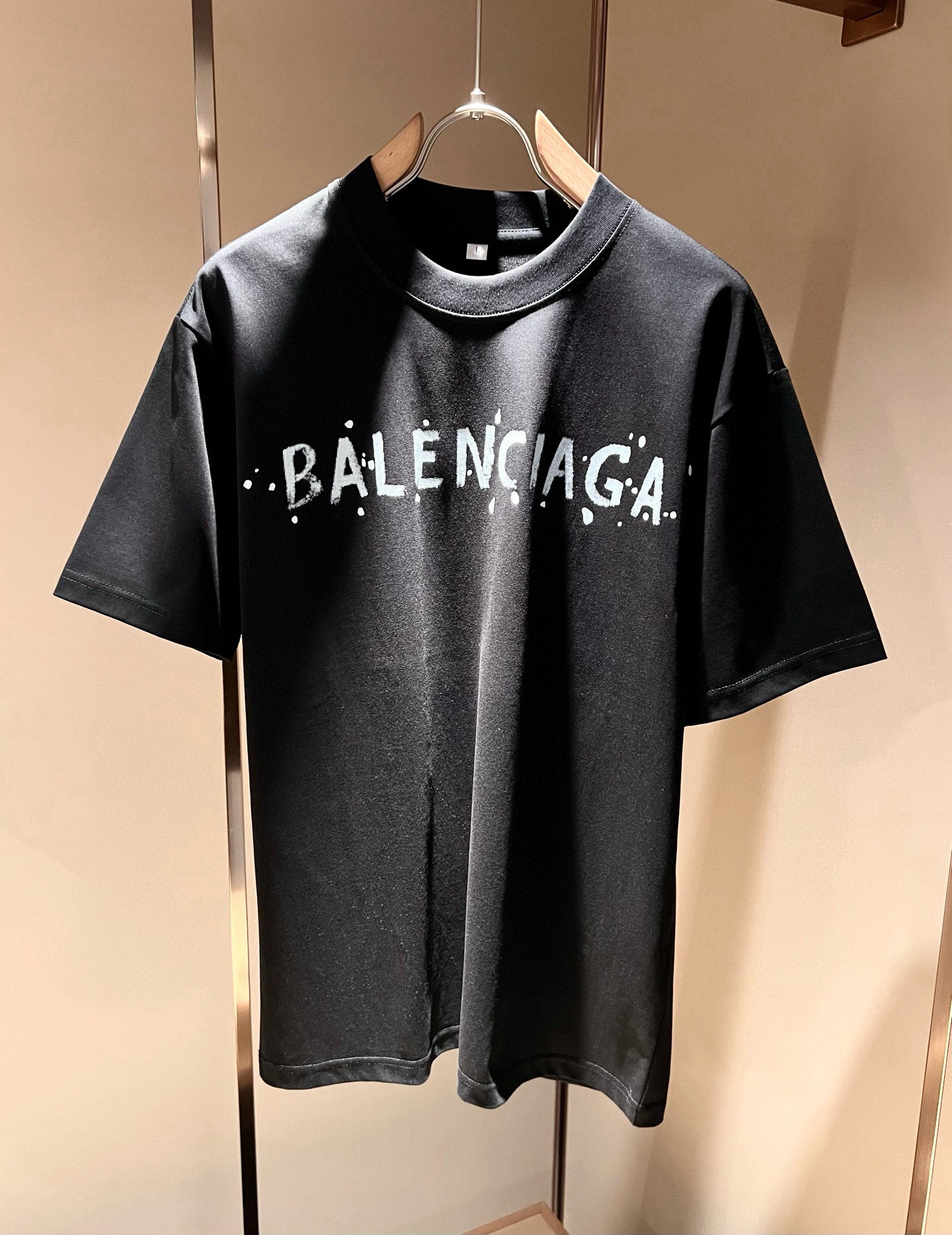 BALENCI*GA巴黎*家 2026春夏新款男女同款👫短袖T恤！走秀图案印花时尚休闲短袖T恤衫！设计l