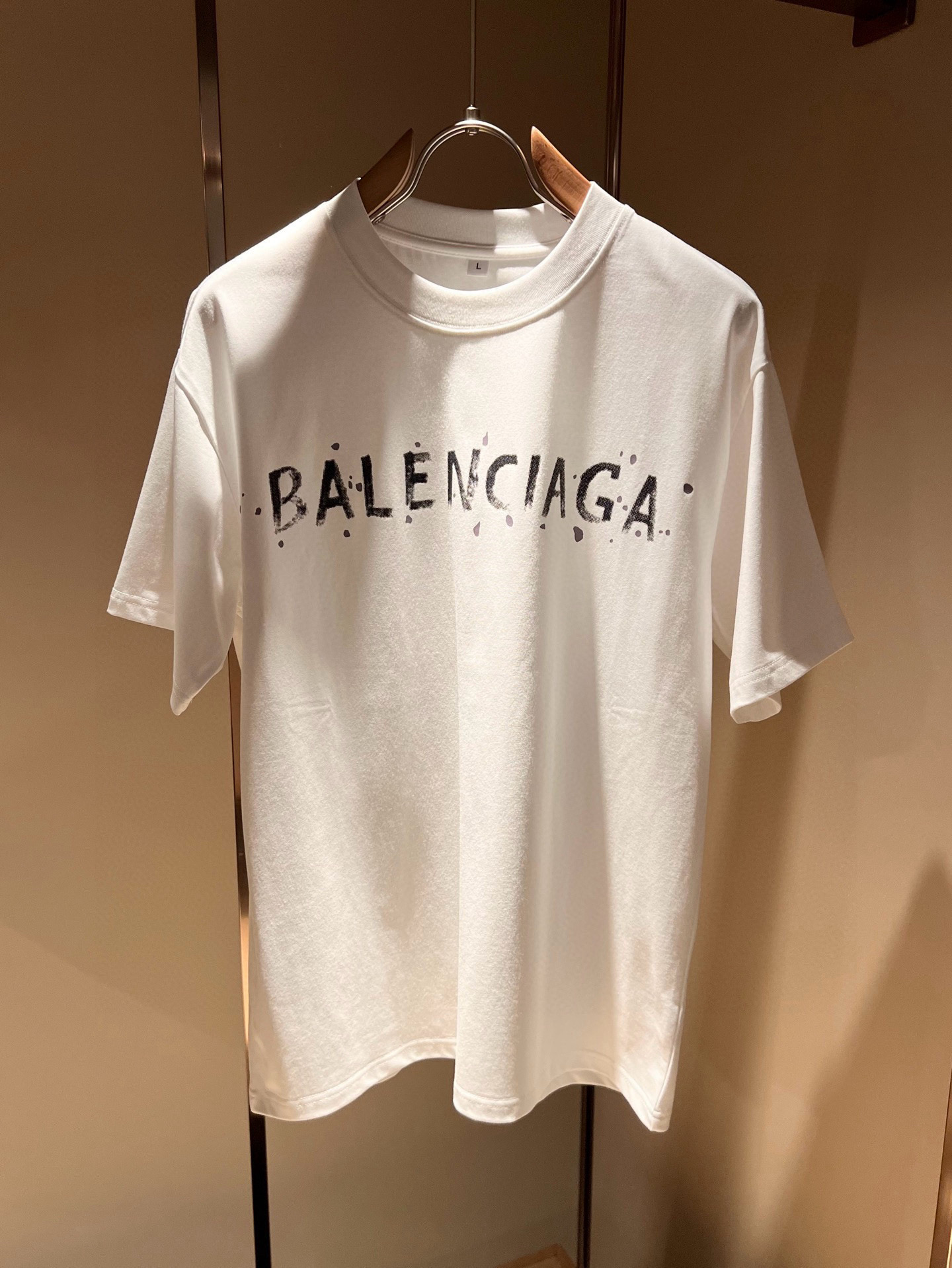 BALENCI*GA巴黎*家 2026春夏新款男女同款👫短袖T恤！走秀图案印花时尚休闲短袖T恤衫！设计l