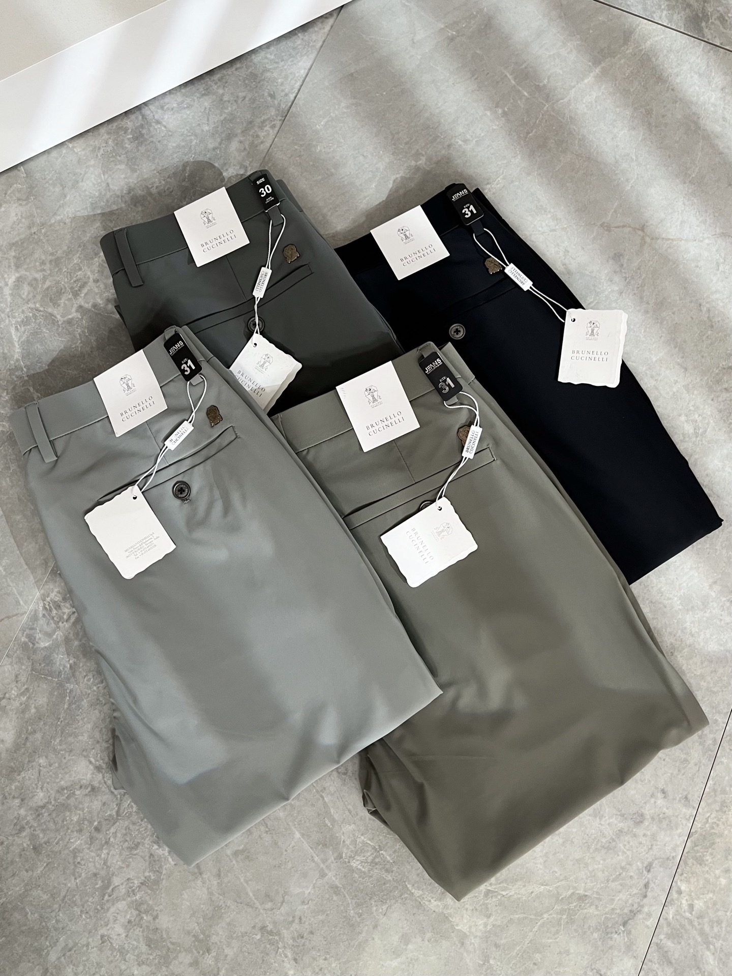 BC-Brunello Cucineli 2026春夏新品男士时装款高端休闲西裤，香港洋行渠道货，日本原