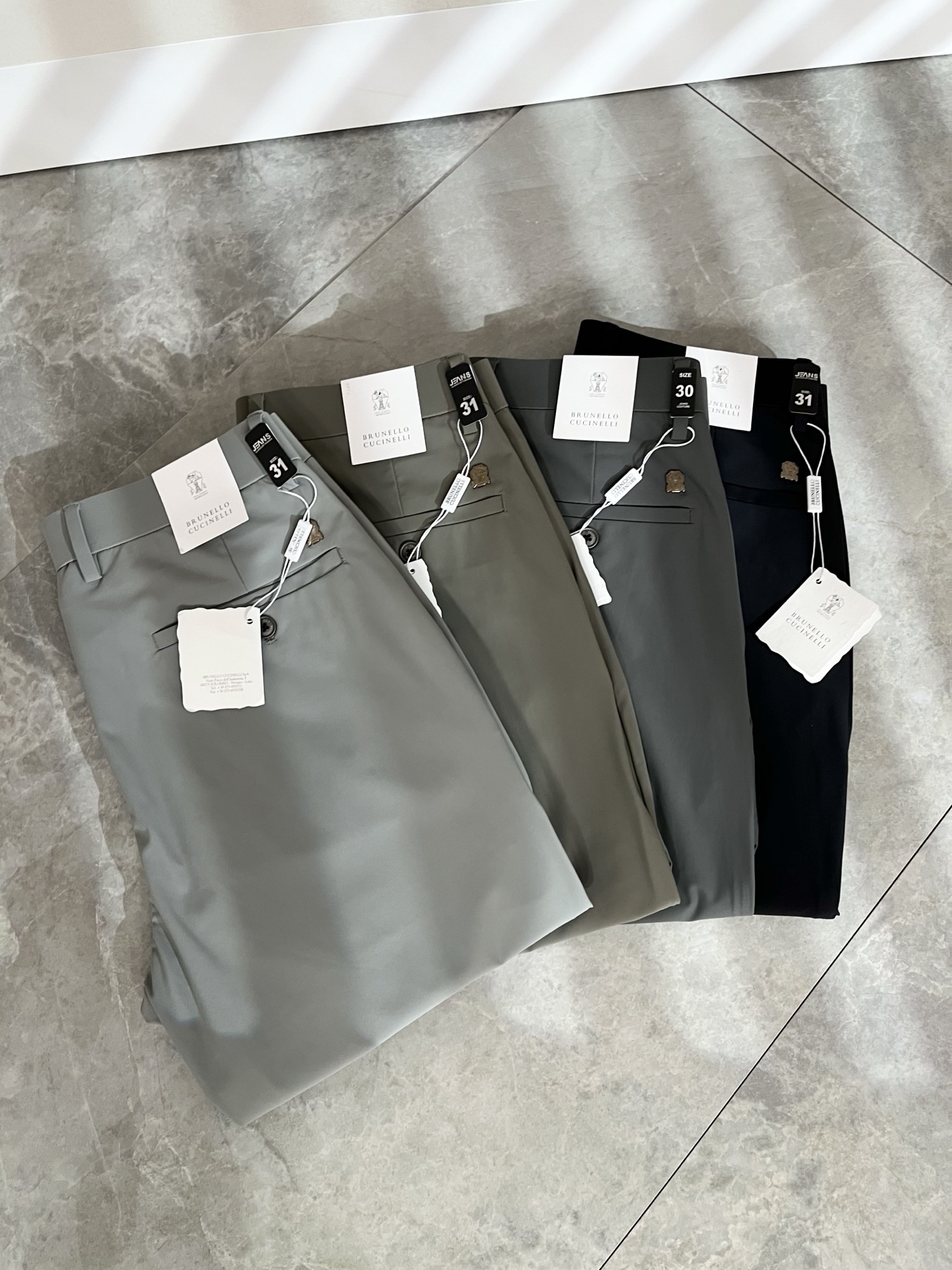 BC-Brunello Cucineli 2026春夏新品男士时装款高端休闲西裤，香港洋行渠道货，日本原