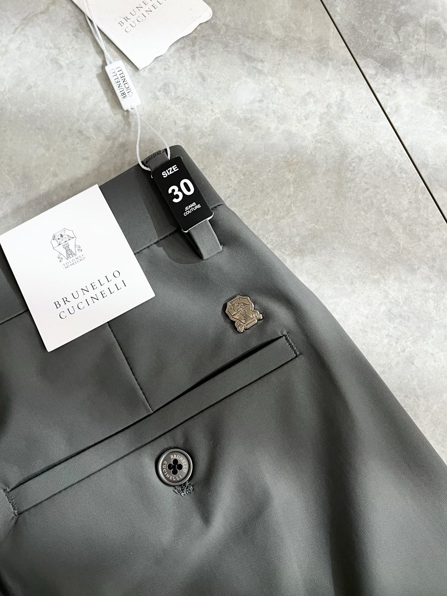 BC-Brunello Cucineli 2026春夏新品男士时装款高端休闲西裤，香港洋行渠道货，日本原