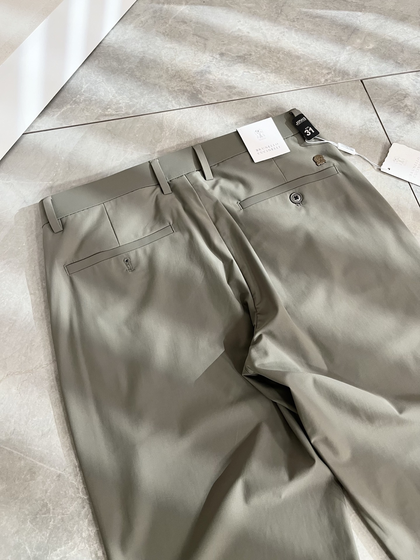 BC-Brunello Cucineli 2026春夏新品男士时装款高端休闲西裤，香港洋行渠道货，日本原