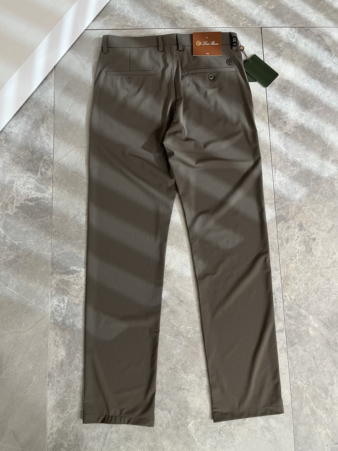 Loro Piana诺悠翩雅 2026春夏新品男士时装款高端休闲裤，香港洋行渠道货，日本原厂出品，纯血统