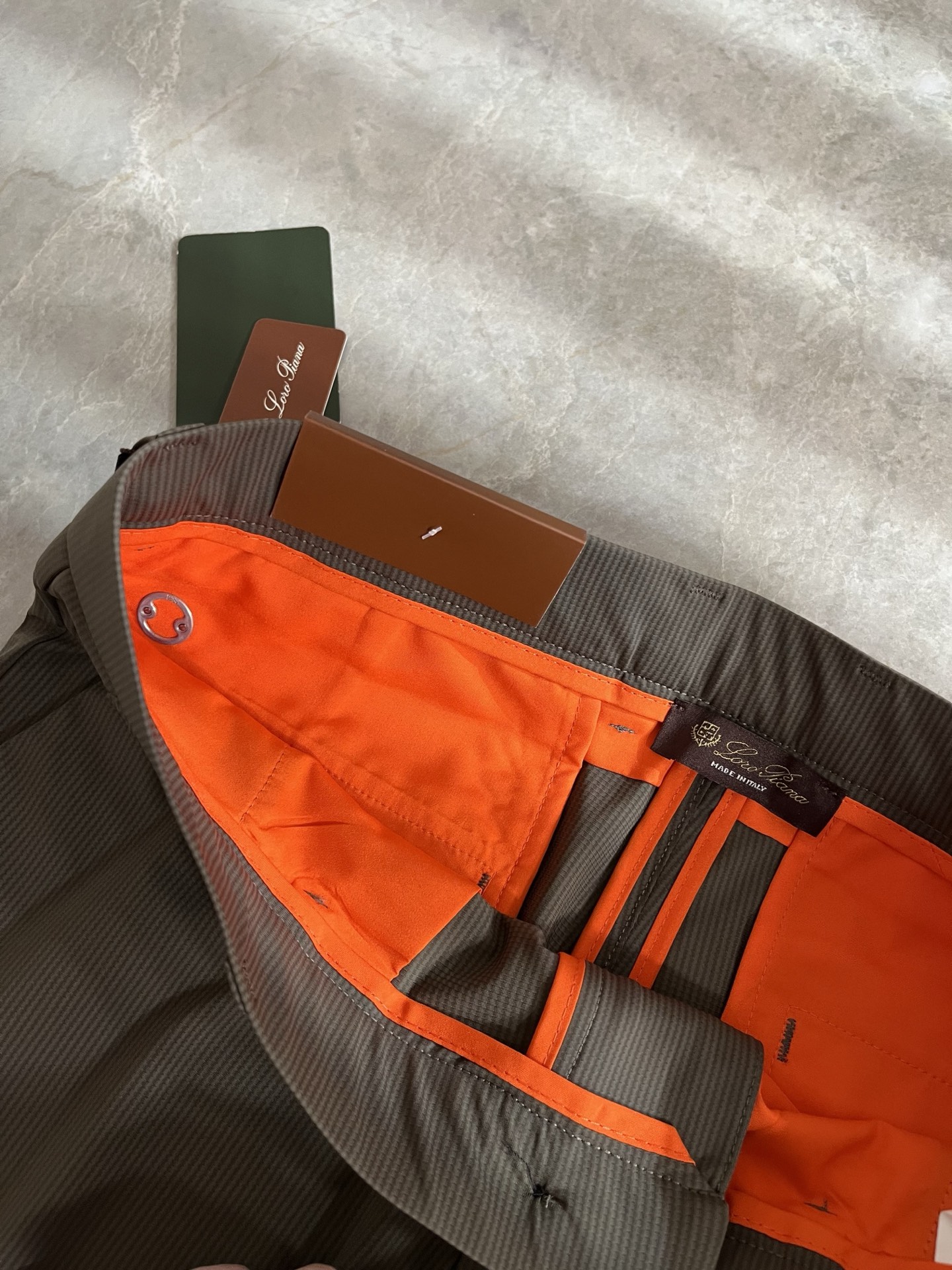 Loro Piana诺悠翩雅 2026春夏新品男士时装款高端休闲裤，香港洋行渠道货，日本原厂出品，纯血统