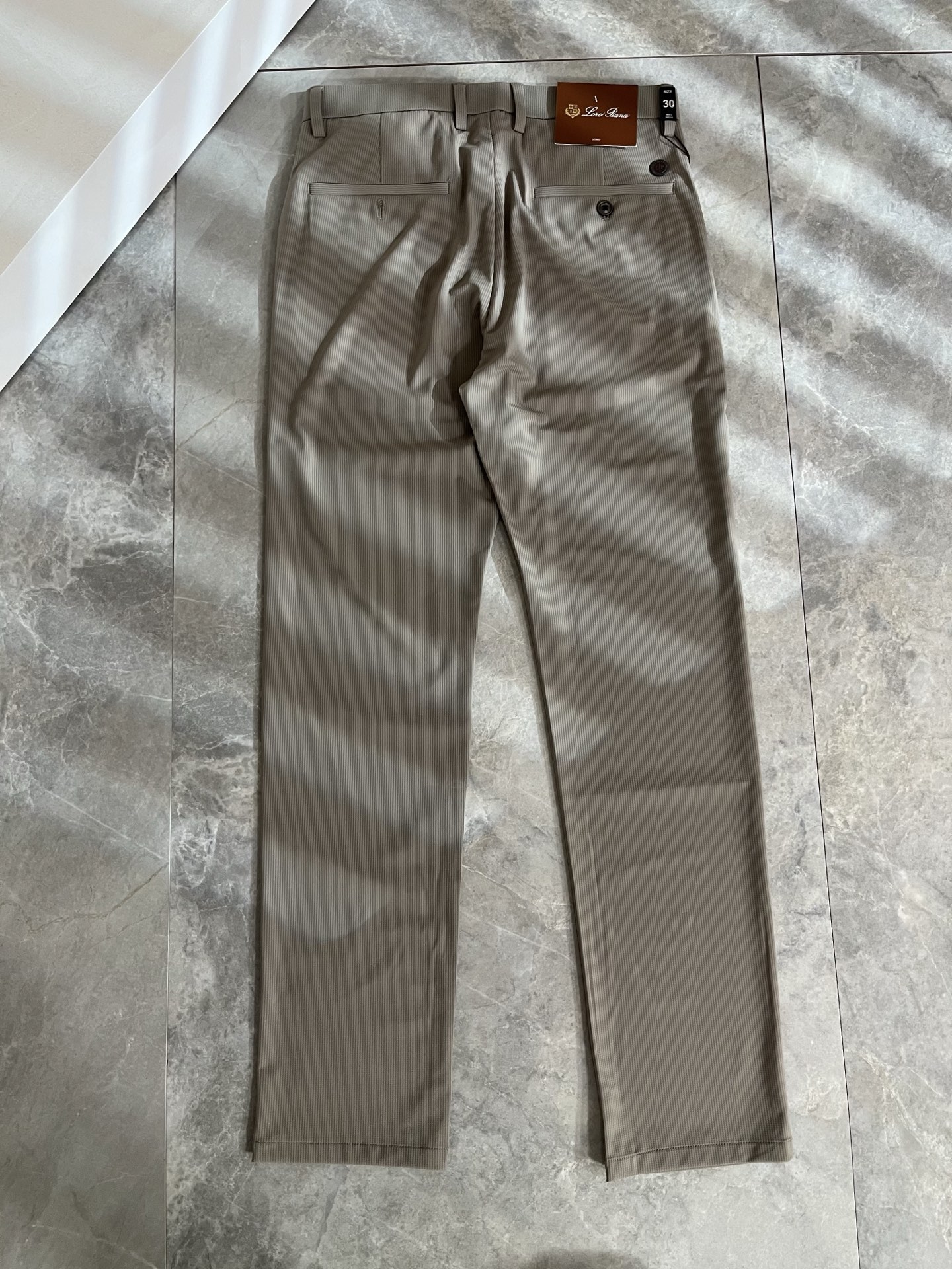 Loro Piana诺悠翩雅 2026春夏新品男士时装款高端休闲裤，香港洋行渠道货，日本原厂出品，纯血统