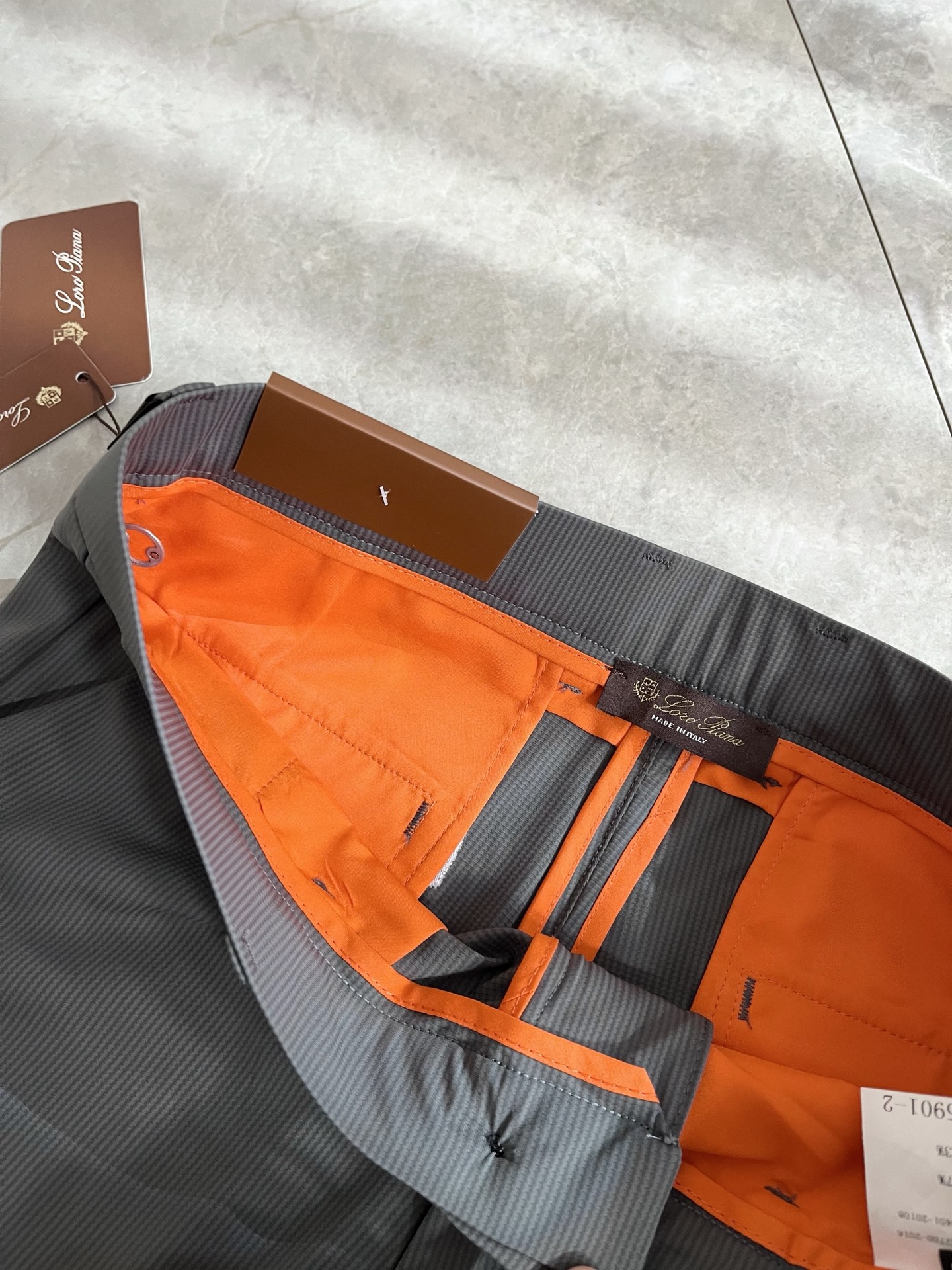 Loro Piana诺悠翩雅 2026春夏新品男士时装款高端休闲裤，香港洋行渠道货，日本原厂出品，纯血统