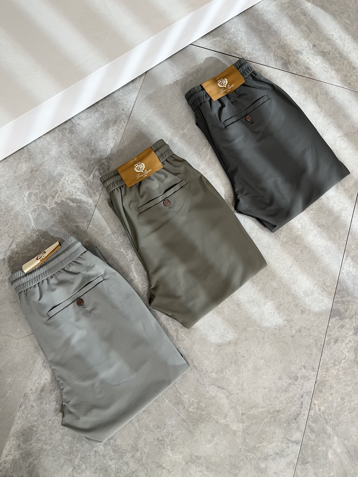 Loro Piana诺悠翩雅 2026春夏新品男士时装款高端休闲裤，香港洋行渠道货，日本原厂出品，纯血统