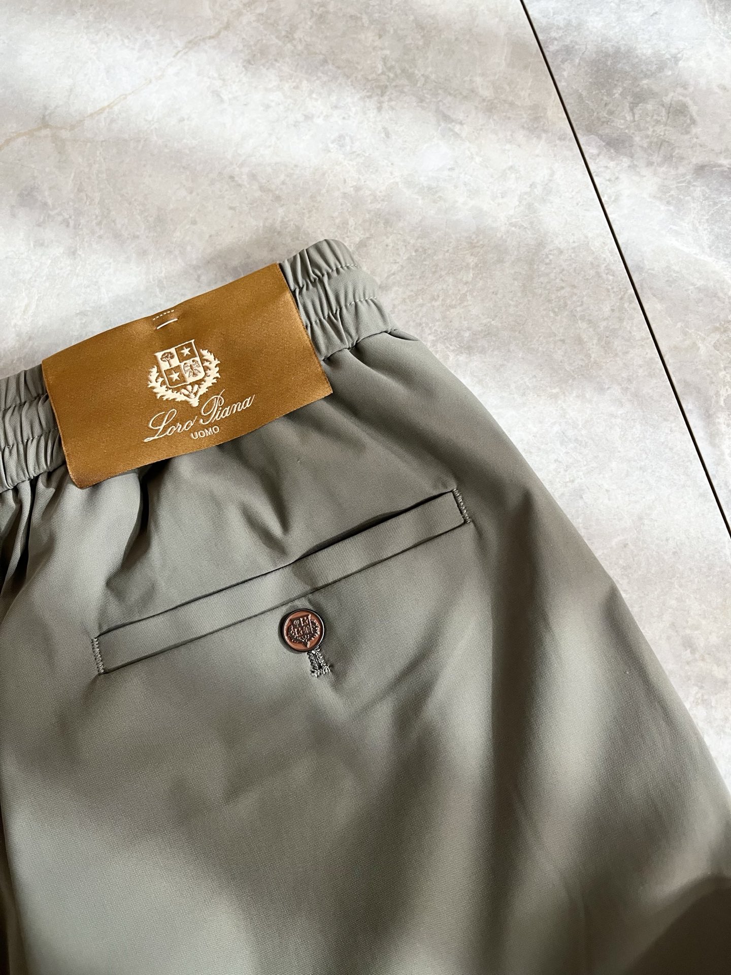 Loro Piana诺悠翩雅 2026春夏新品男士时装款高端休闲裤，香港洋行渠道货，日本原厂出品，纯血统