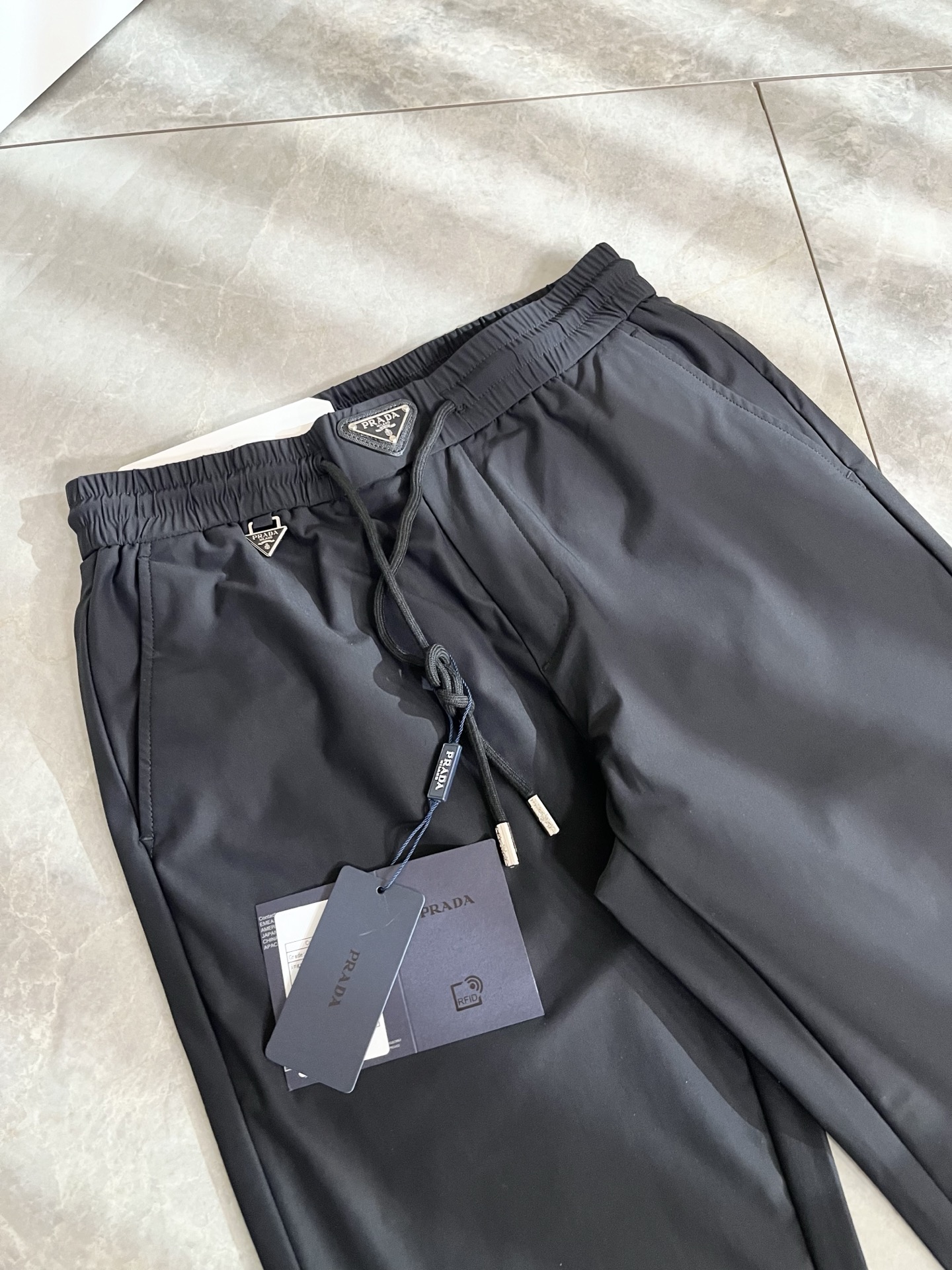 PRA*DA 普*达 2026春夏新款弹力混纺氨纶百搭休闲裤，男士经典商务休闲基础长裤西裤！贸易公司渠道