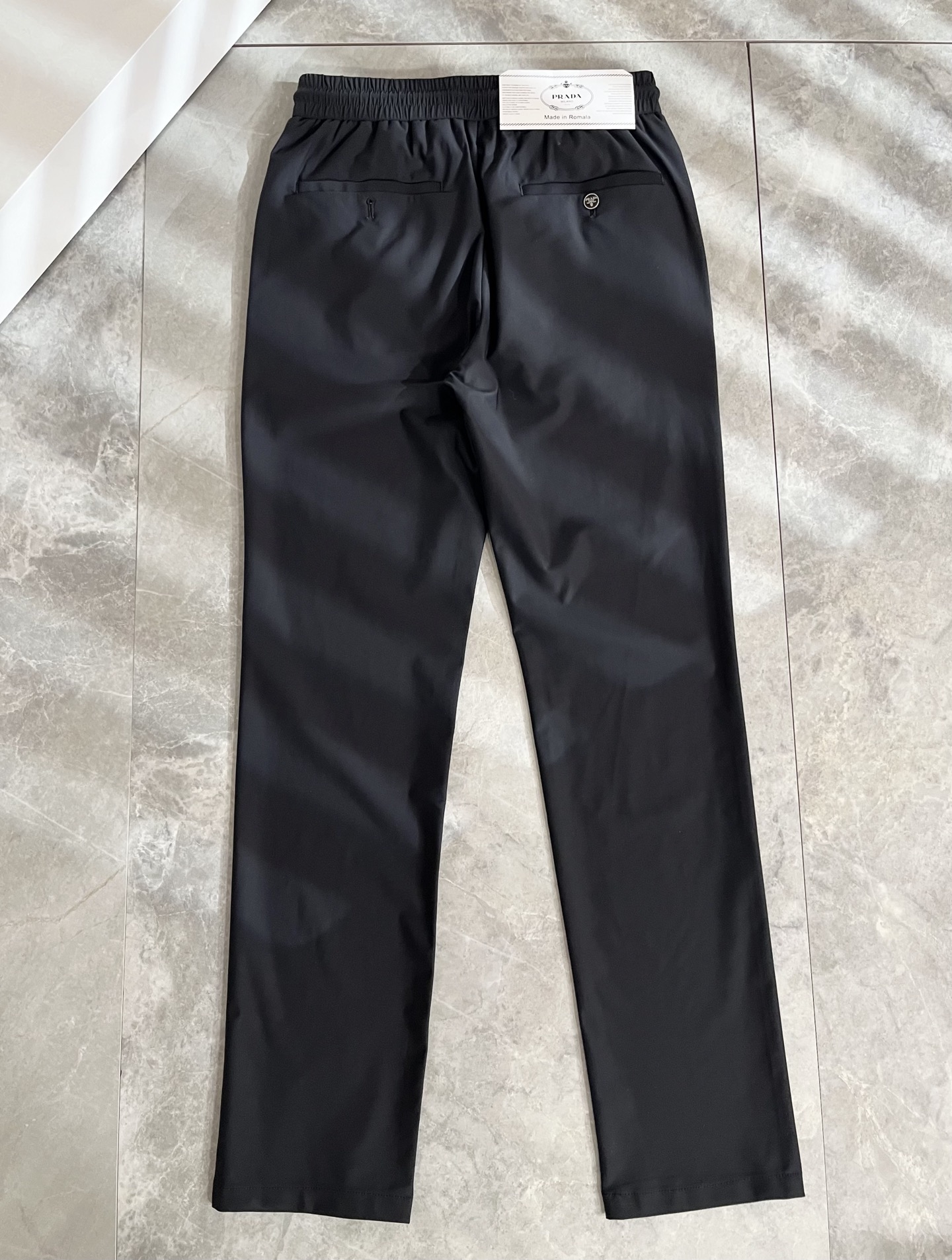 PRA*DA 普*达 2026春夏新款弹力混纺氨纶百搭休闲裤，男士经典商务休闲基础长裤西裤！贸易公司渠道