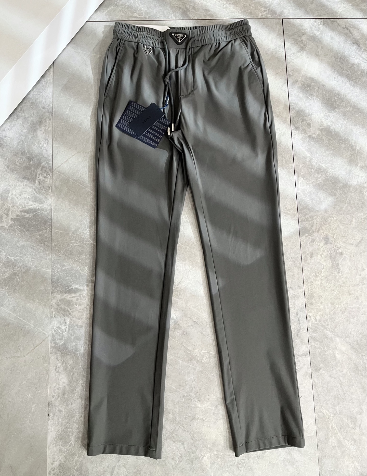 PRA*DA 普*达 2026春夏新款弹力混纺氨纶百搭休闲裤，男士经典商务休闲基础长裤西裤！贸易公司渠道