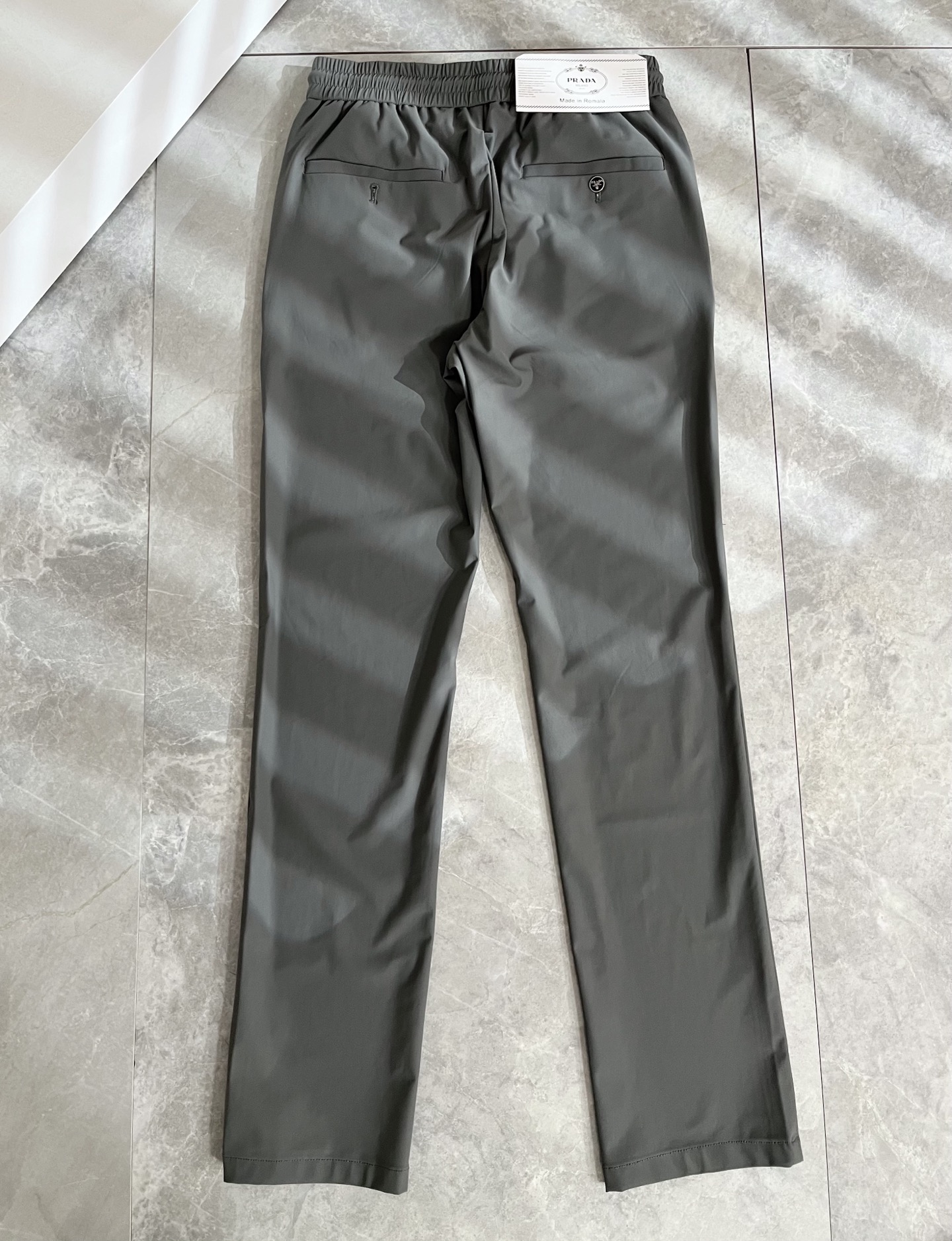 PRA*DA 普*达 2026春夏新款弹力混纺氨纶百搭休闲裤，男士经典商务休闲基础长裤西裤！贸易公司渠道