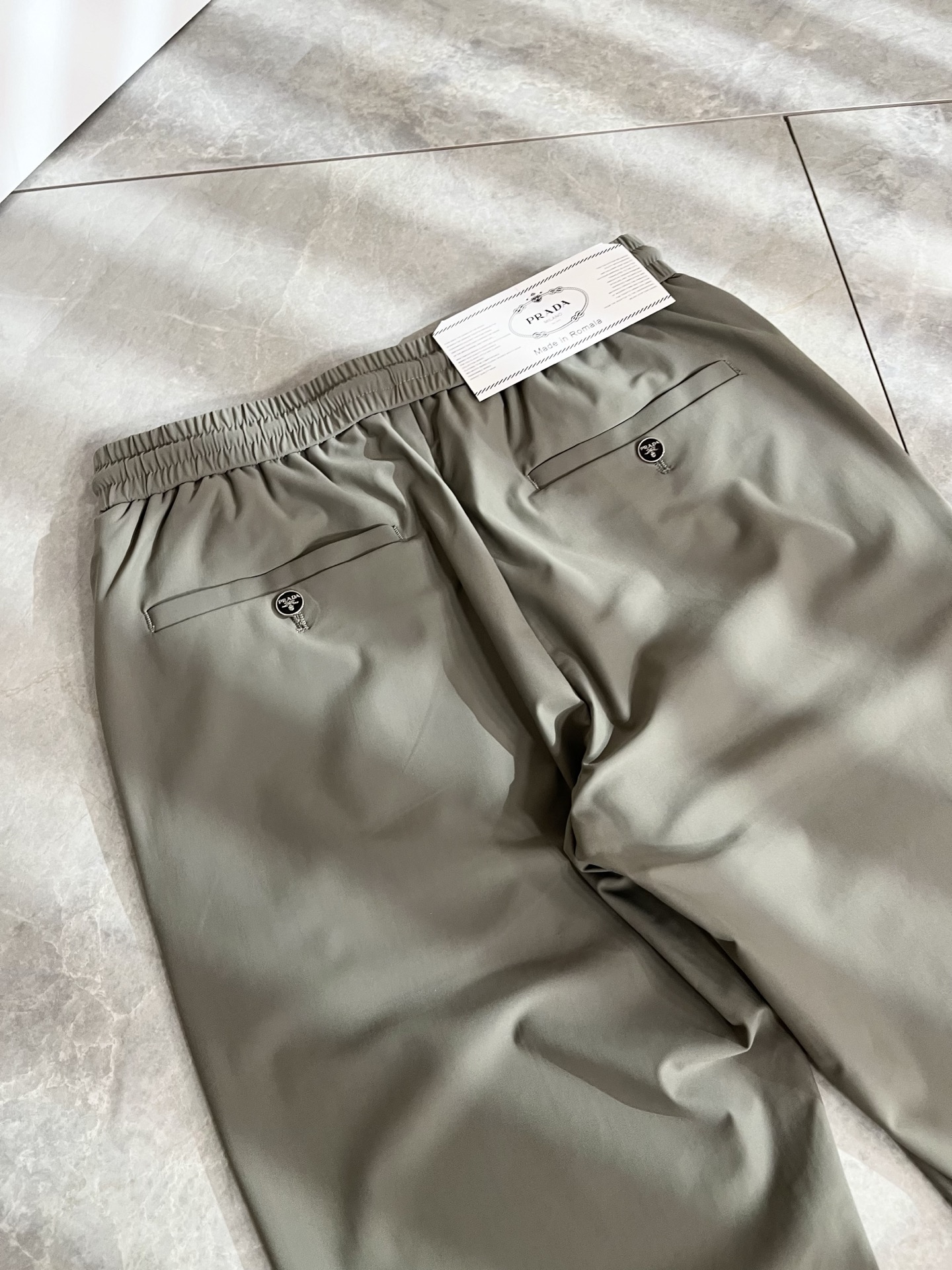 PRA*DA 普*达 2026春夏新款弹力混纺氨纶百搭休闲裤，男士经典商务休闲基础长裤西裤！贸易公司渠道