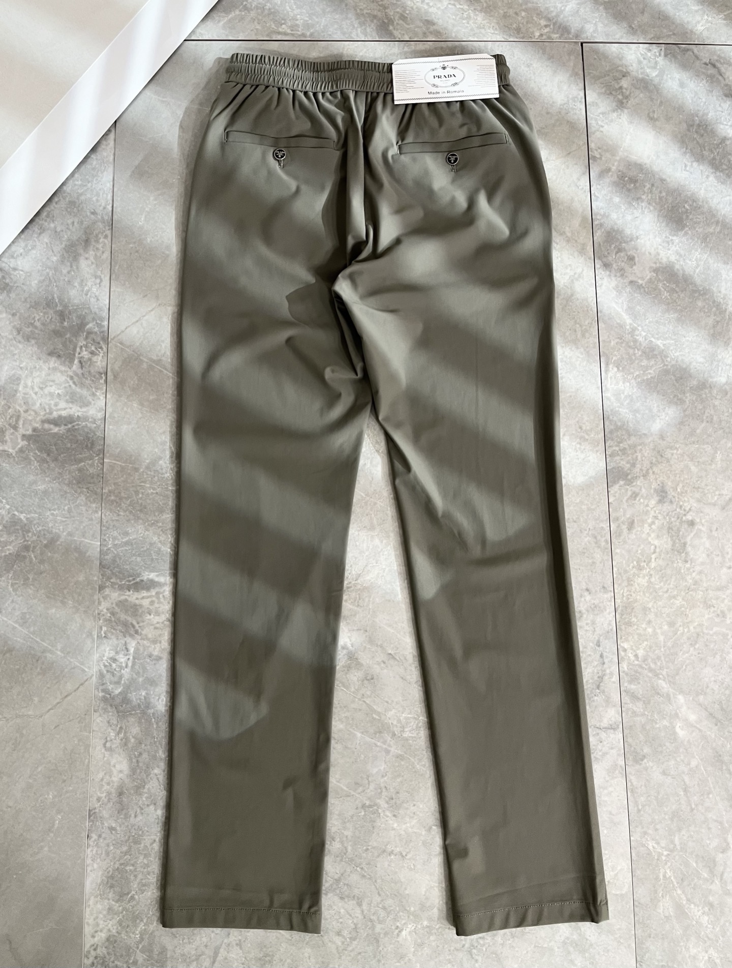 PRA*DA 普*达 2026春夏新款弹力混纺氨纶百搭休闲裤，男士经典商务休闲基础长裤西裤！贸易公司渠道