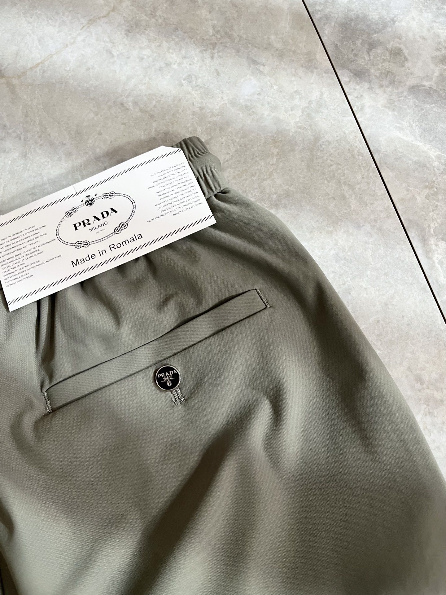 PRA*DA 普*达 2026春夏新款弹力混纺氨纶百搭休闲裤，男士经典商务休闲基础长裤西裤！贸易公司渠道