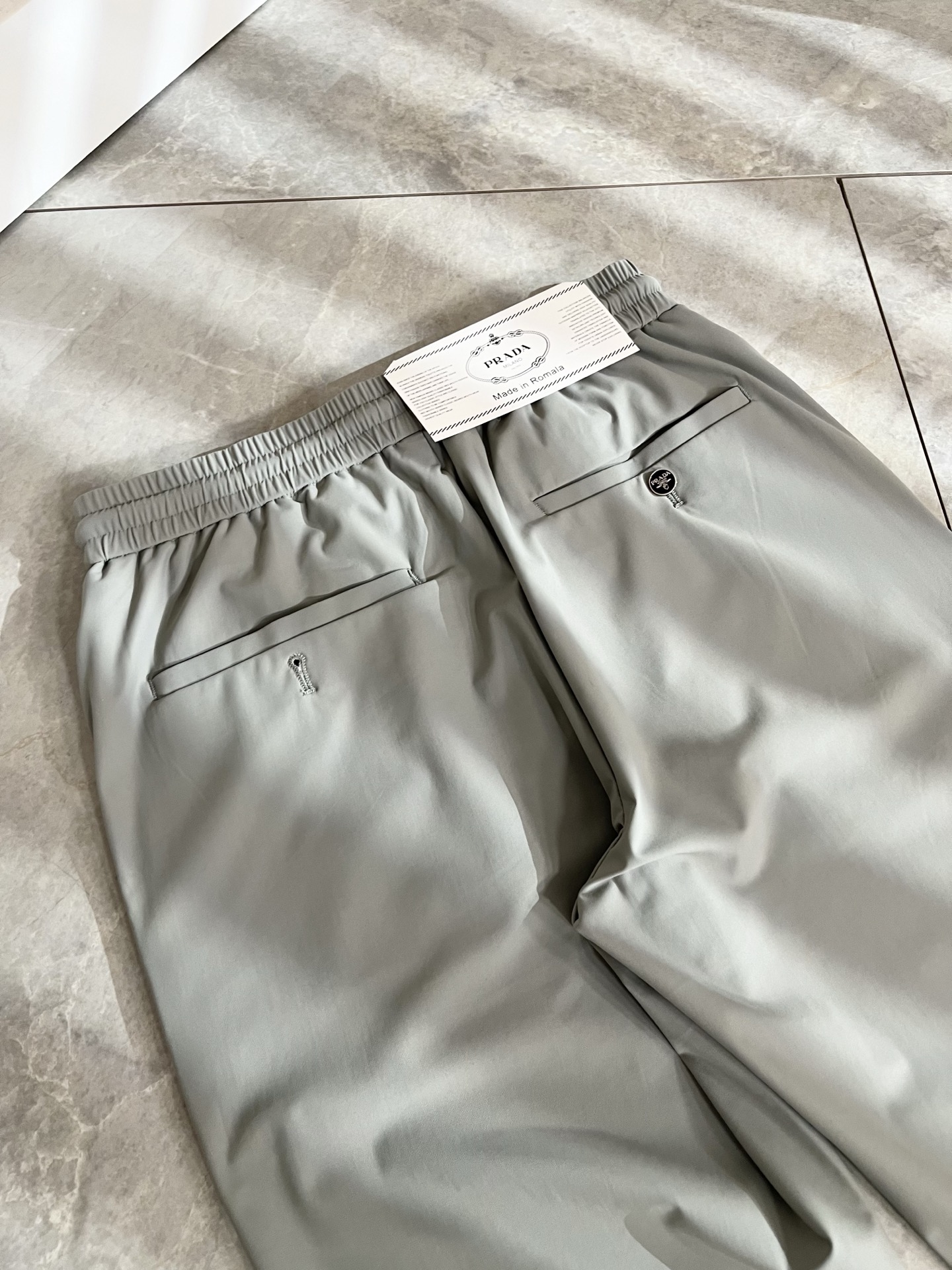 PRA*DA 普*达 2026春夏新款弹力混纺氨纶百搭休闲裤，男士经典商务休闲基础长裤西裤！贸易公司渠道