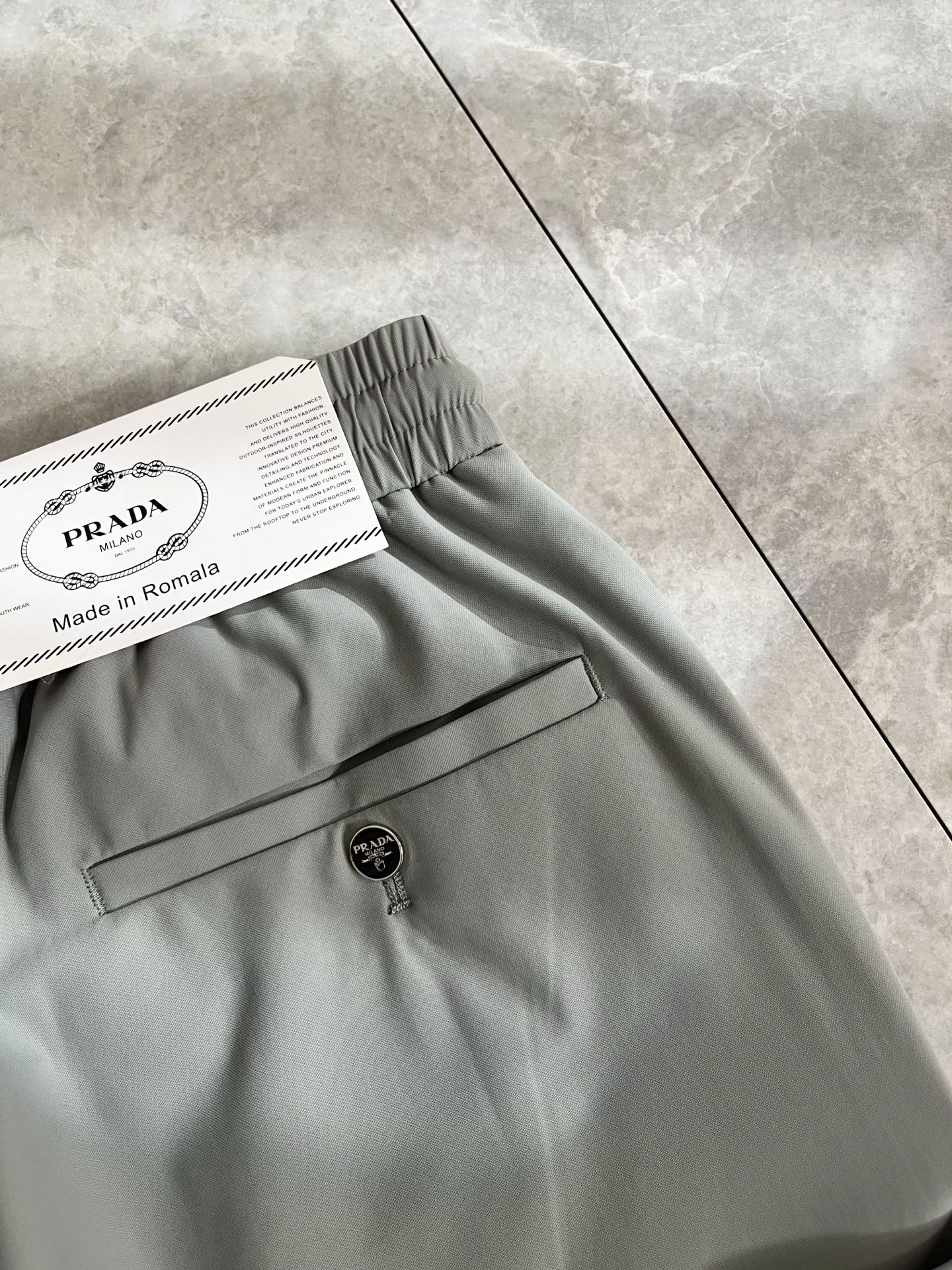 PRA*DA 普*达 2026春夏新款弹力混纺氨纶百搭休闲裤，男士经典商务休闲基础长裤西裤！贸易公司渠道