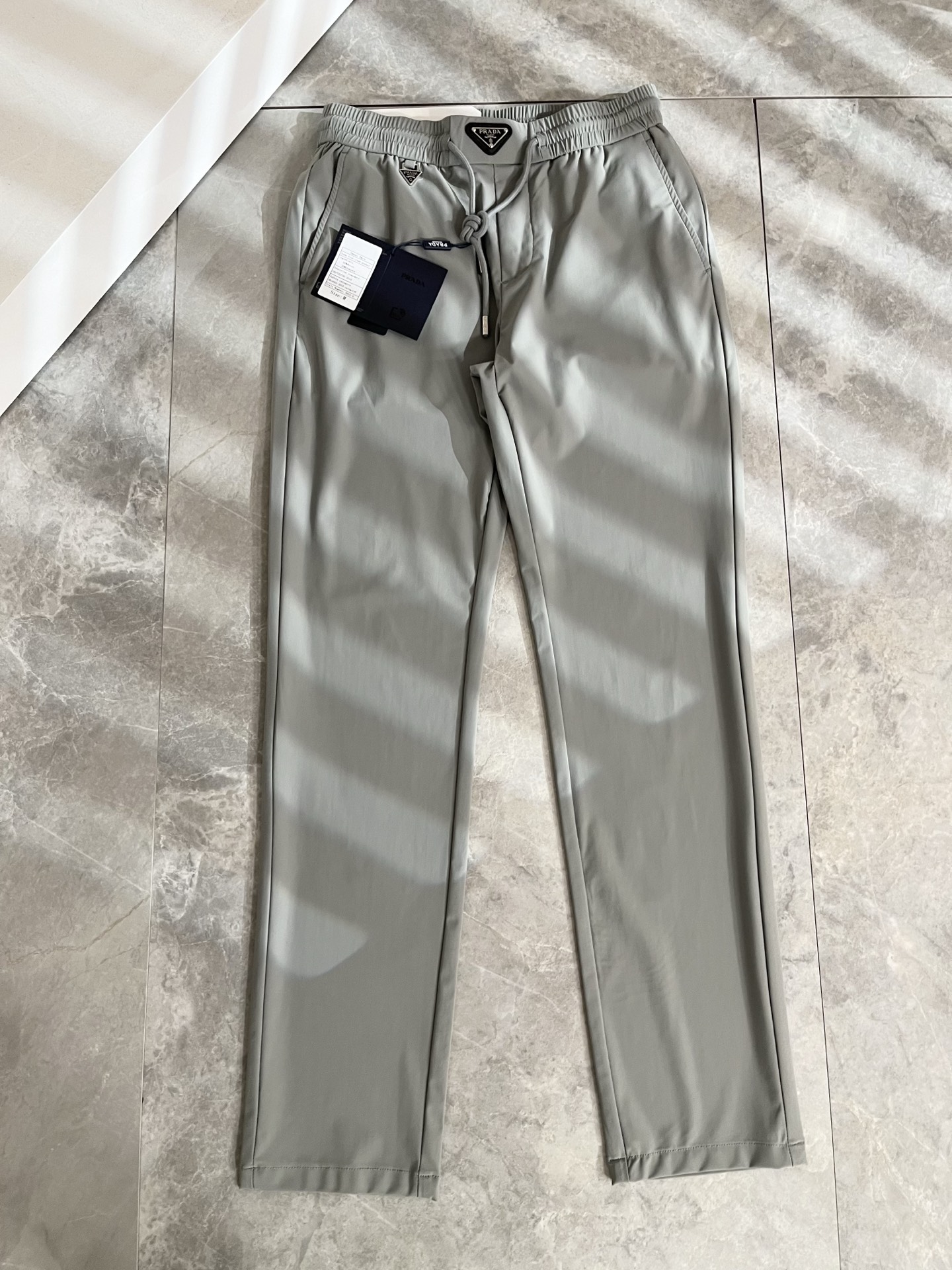 PRA*DA 普*达 2026春夏新款弹力混纺氨纶百搭休闲裤，男士经典商务休闲基础长裤西裤！贸易公司渠道