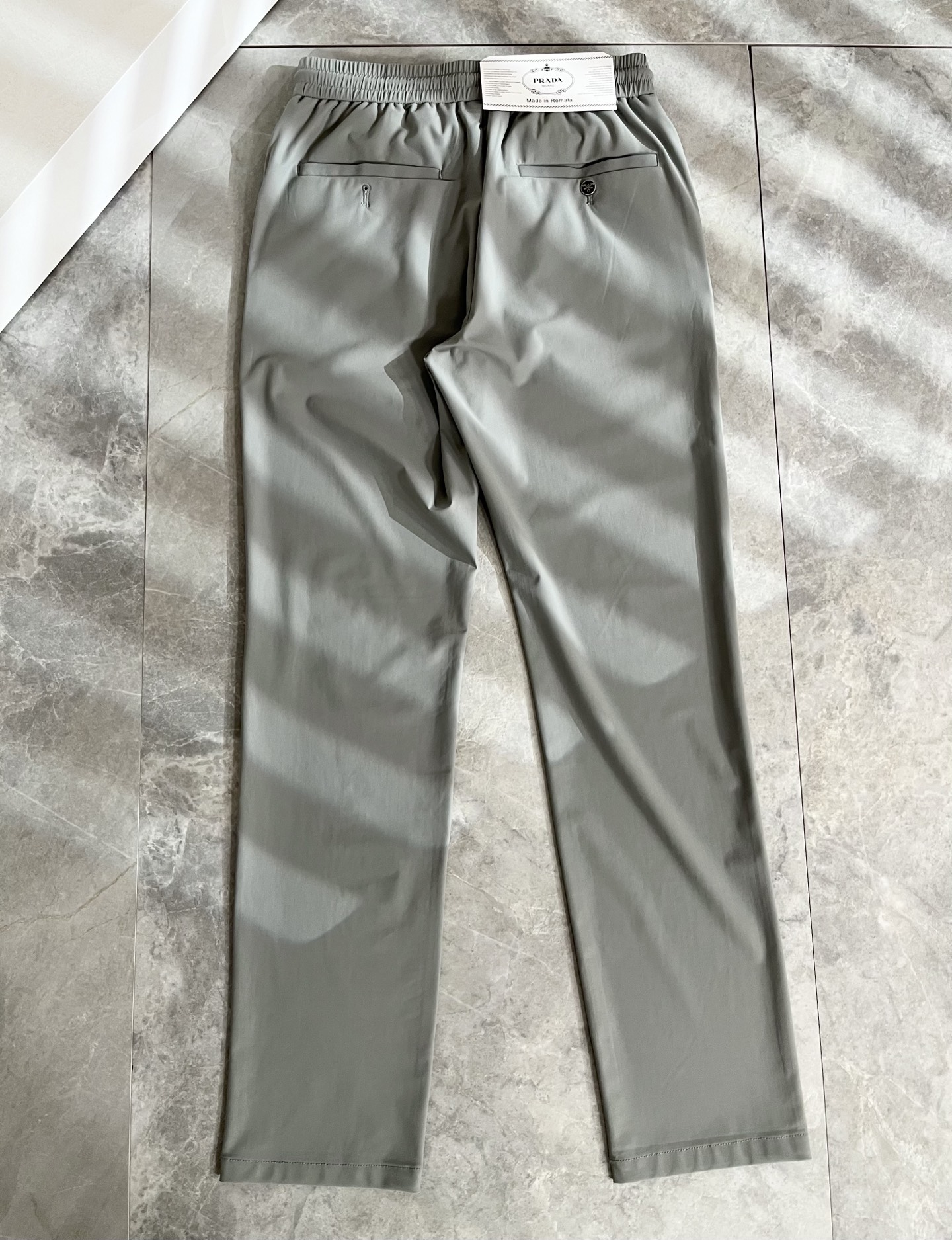 PRA*DA 普*达 2026春夏新款弹力混纺氨纶百搭休闲裤，男士经典商务休闲基础长裤西裤！贸易公司渠道